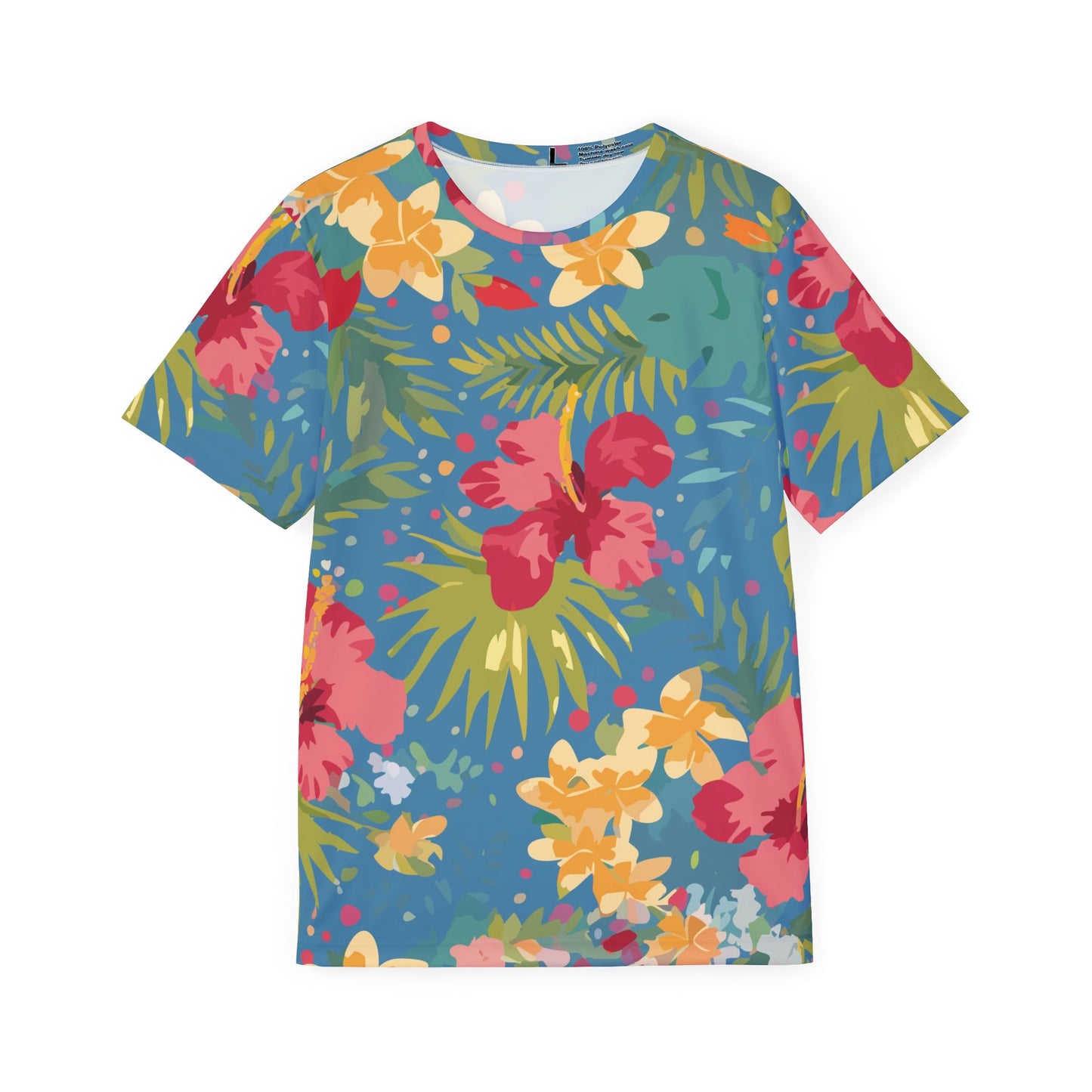 Unisex Floral Print Shirt, Shirt with Floral Print