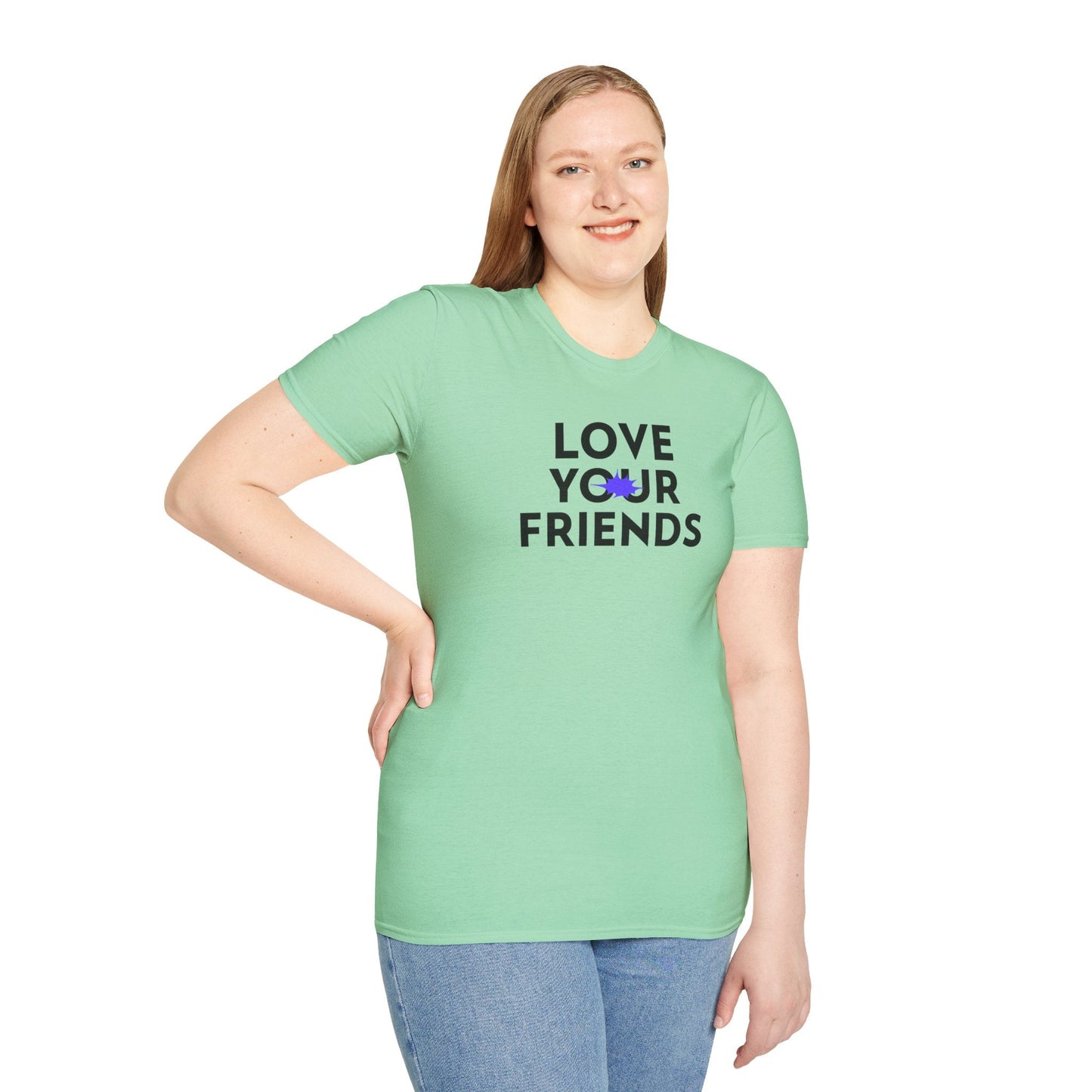 Positive Slogan T Shirts Unisex Gildan Softstyle 64000 Ring Spun Cotton Tee With Positive Quotes