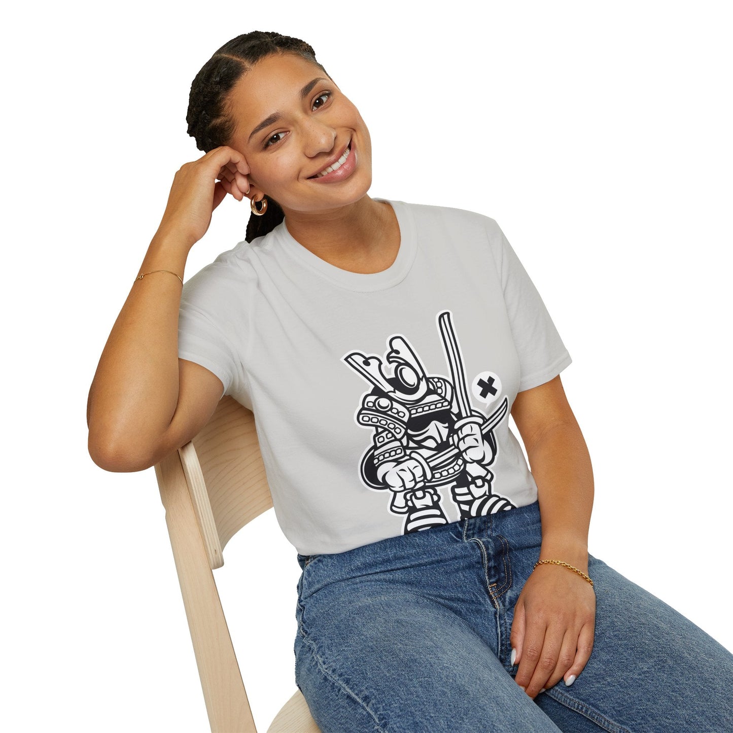 Cartoon T Shirt Unisex Animation Tee Funny Tee Gildan Softstyle 64000 100 Percent Cotton