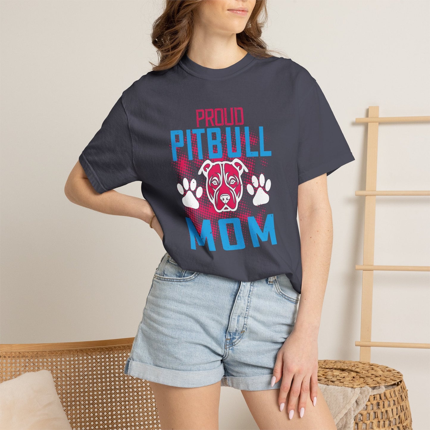 Mom T-shirt Mother Day Mama Tee Unisex Comfort Colors Garment-Dyed Cotton h91