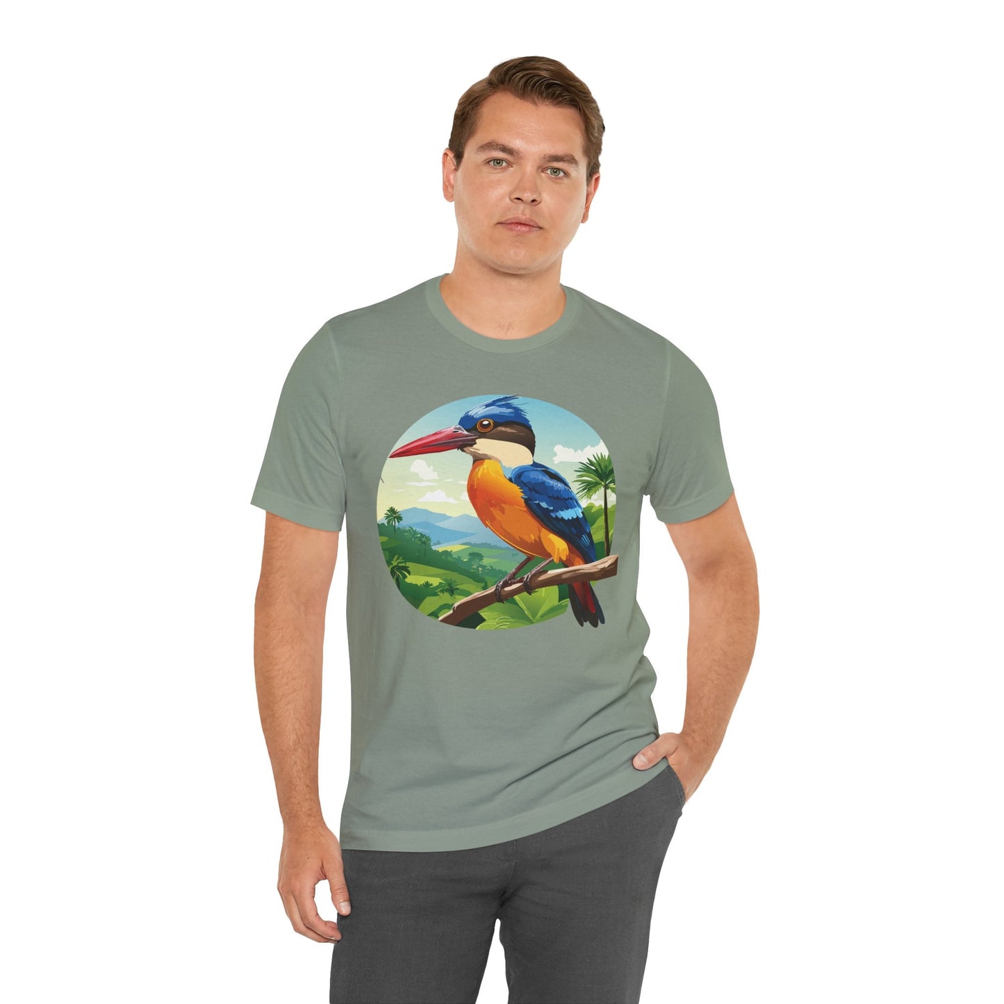 Unisex Animal Shirt With Art Design Featuring Wild Animals Jersey Short Sleeve Tee