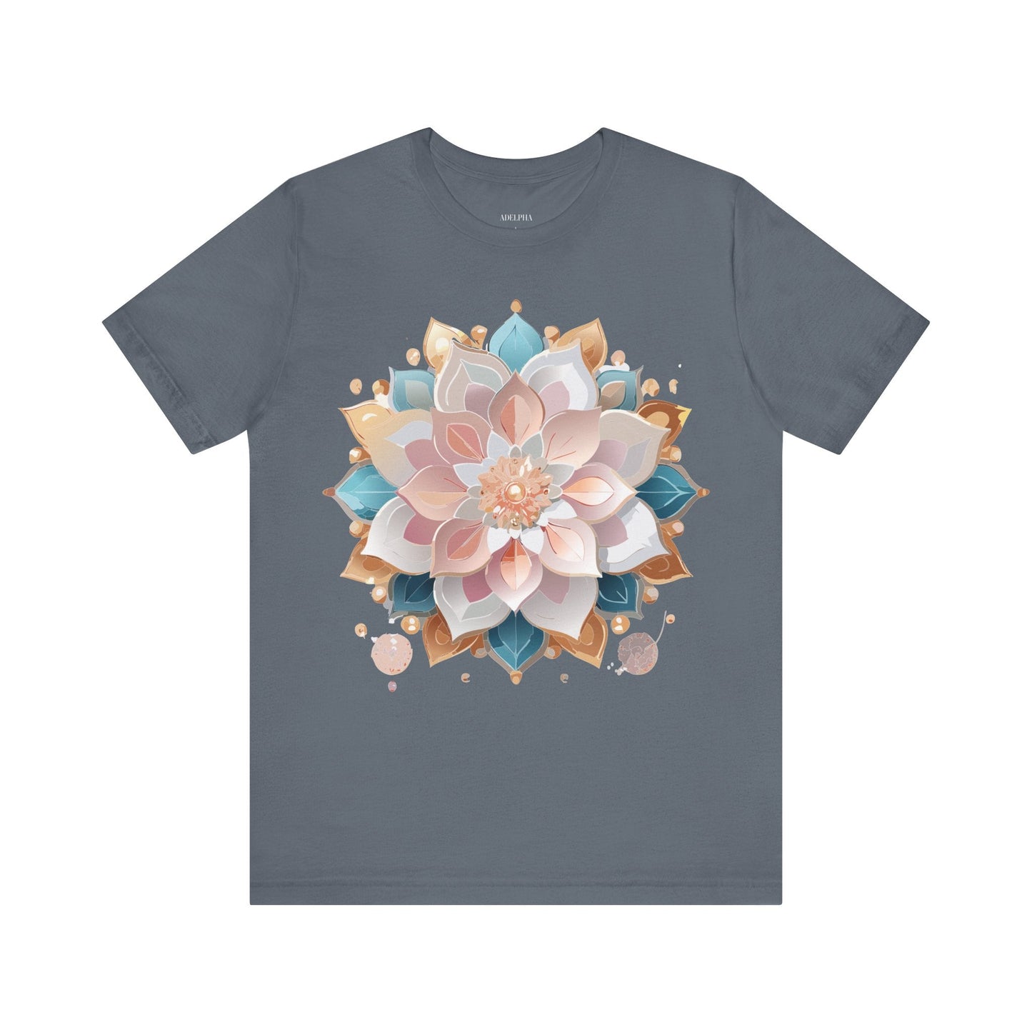 Adelpha Mandala Graphic Tee Unisex Jersey Short Sleeve Vintage Inspired Artwork Edition