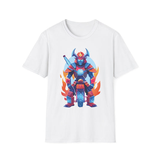 Samurai Shirt Unisex Gildan Softstyle 64000 Tee 100 Percent Ring Spun Cotton Comfort All Day Wear