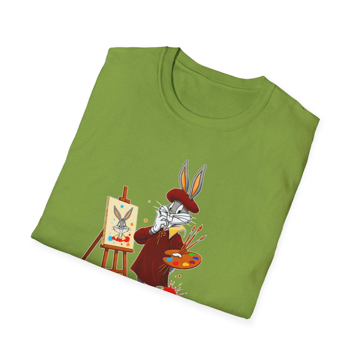 Bugs Bunny Shirt Unisex Cartoon T Shirt Softstyle 64000 Graphic Tee By Gildan Brand