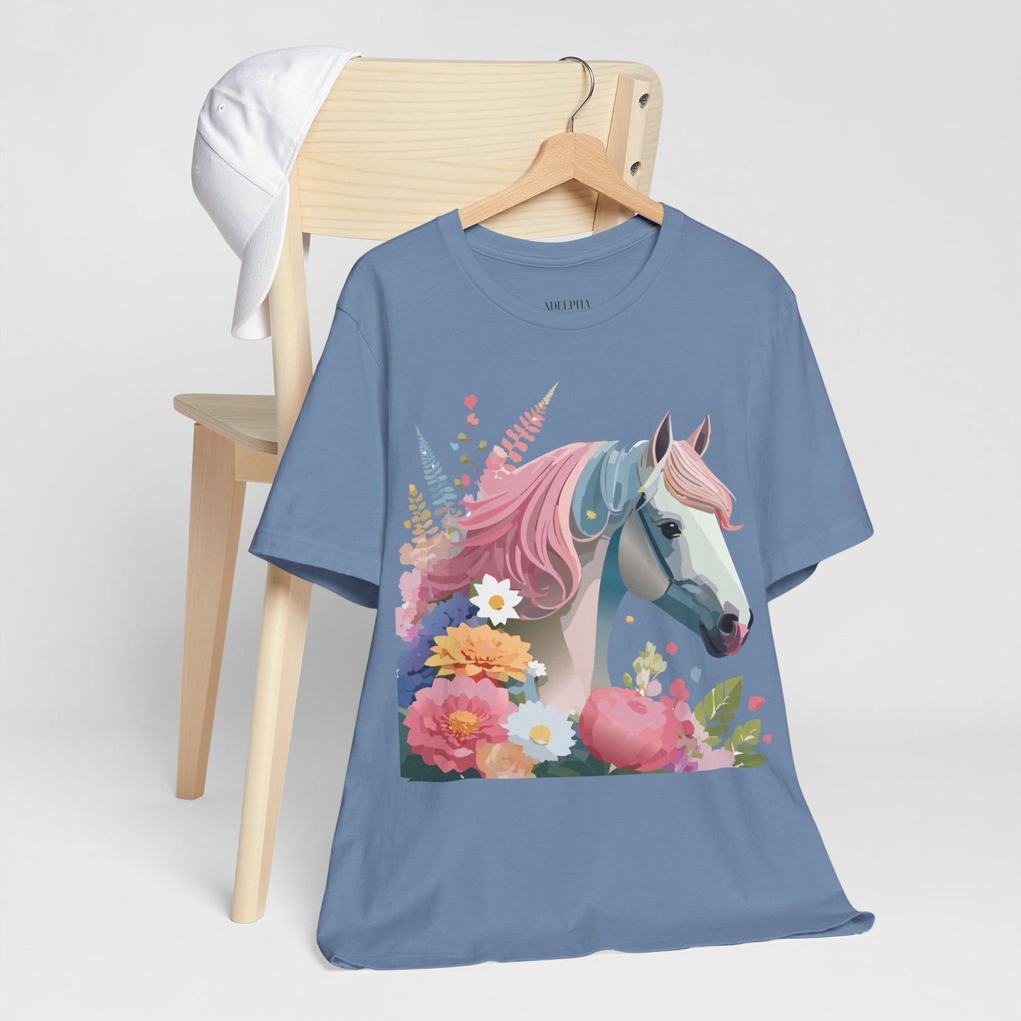 Horse Graphic Unisex 100 Cotton Vintage Animal Art T-Shirt 3