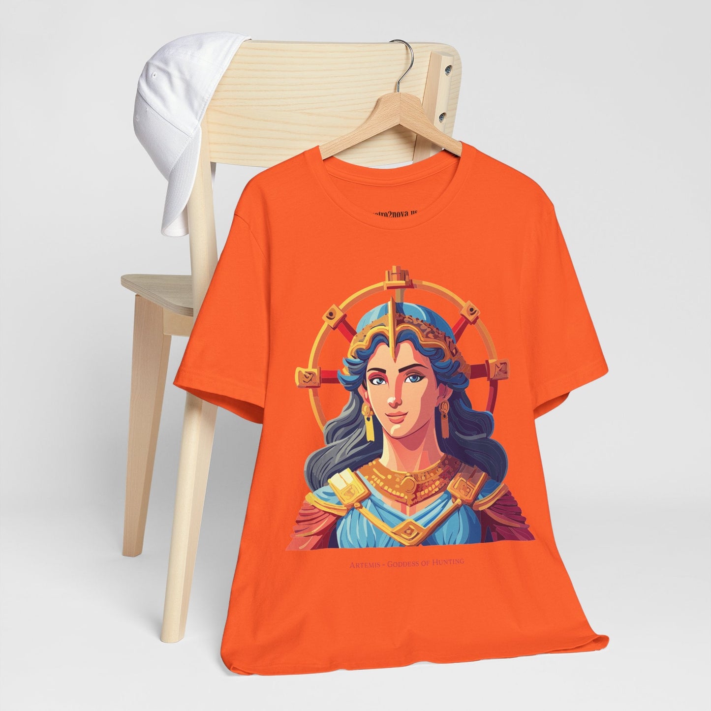 Artemis Goddess Shirt Unisex Graphic Tee Vintage Inspired Artwork by Retro2Nova Collection