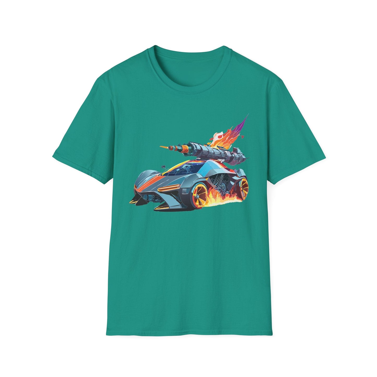 Car T Shirt for Car Lovers Unisex Softstyle Tee 64000 Hot Wheels Design Shirt with Cars