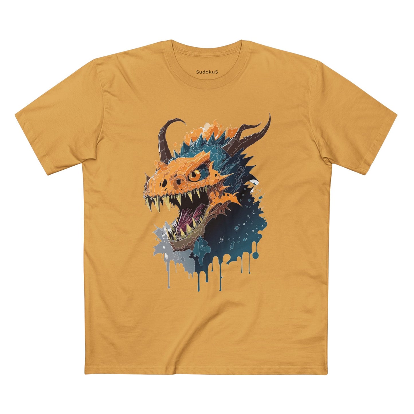 Cartoon Monsters Graphic Unisex 100 Cotton Staple Tee 31