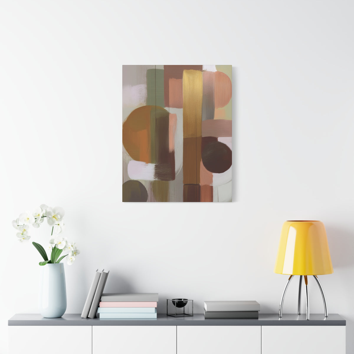 Abstract Geometric Painting Print Canvas 20x24,20x30,24x30 24x32,24x36,30x40 32x48,36x48,40x60 Pine-Wood Inner Frame ABS-52