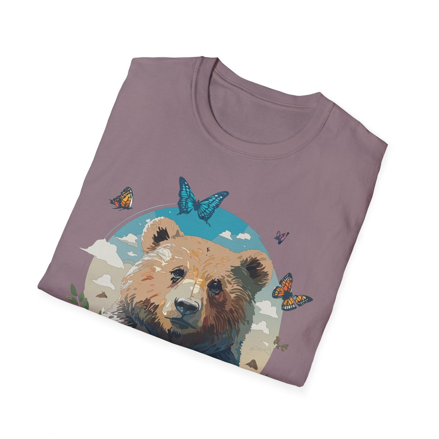 Bear Shirt Teddy Bear Tee Unisex Gildan Softstyle 100 Percent Ring Spun Cotton Tee