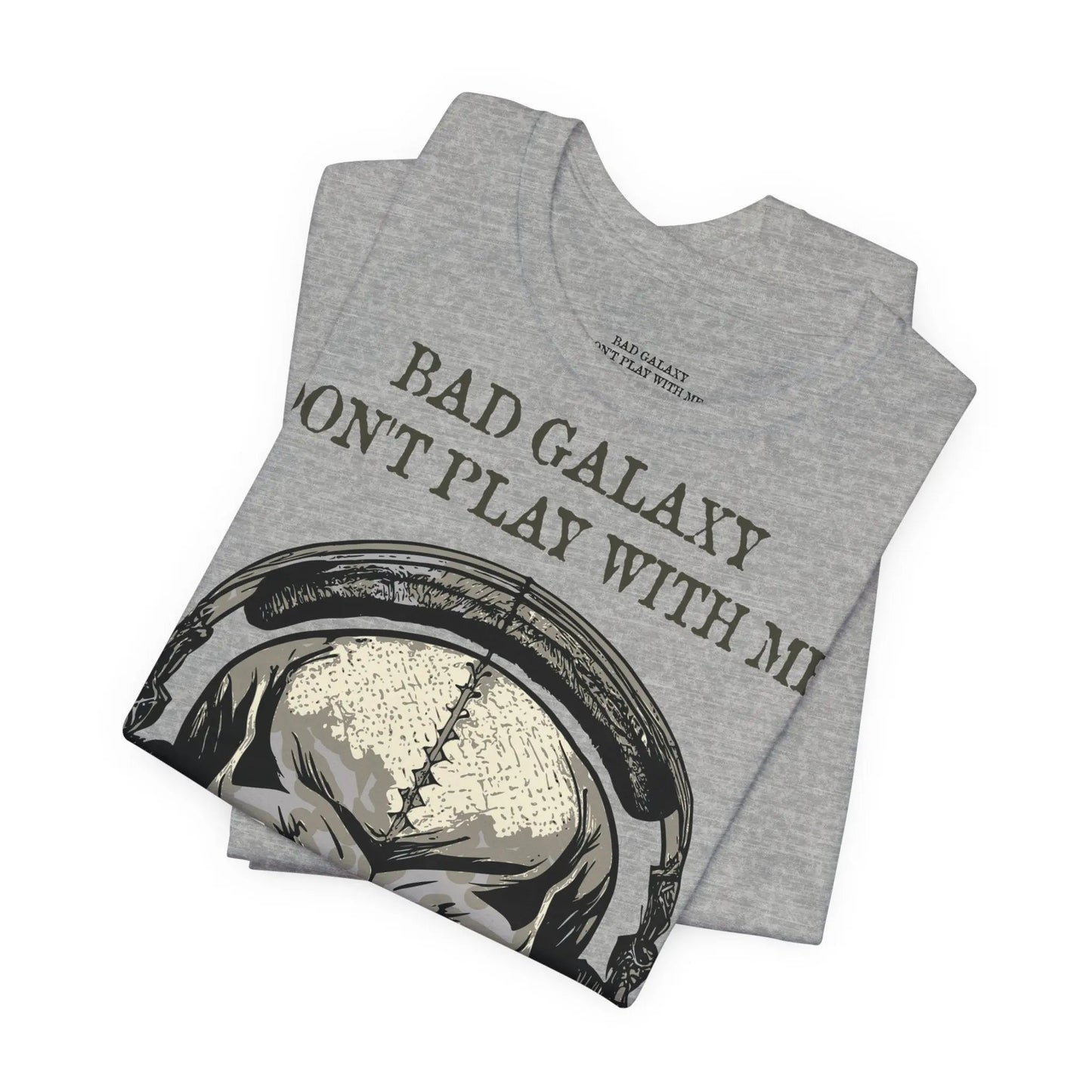 Skull T Shirt From Bad Galaxy Made To Order 100 Percent Cotton With Eco Friendly Inks Free Shipping