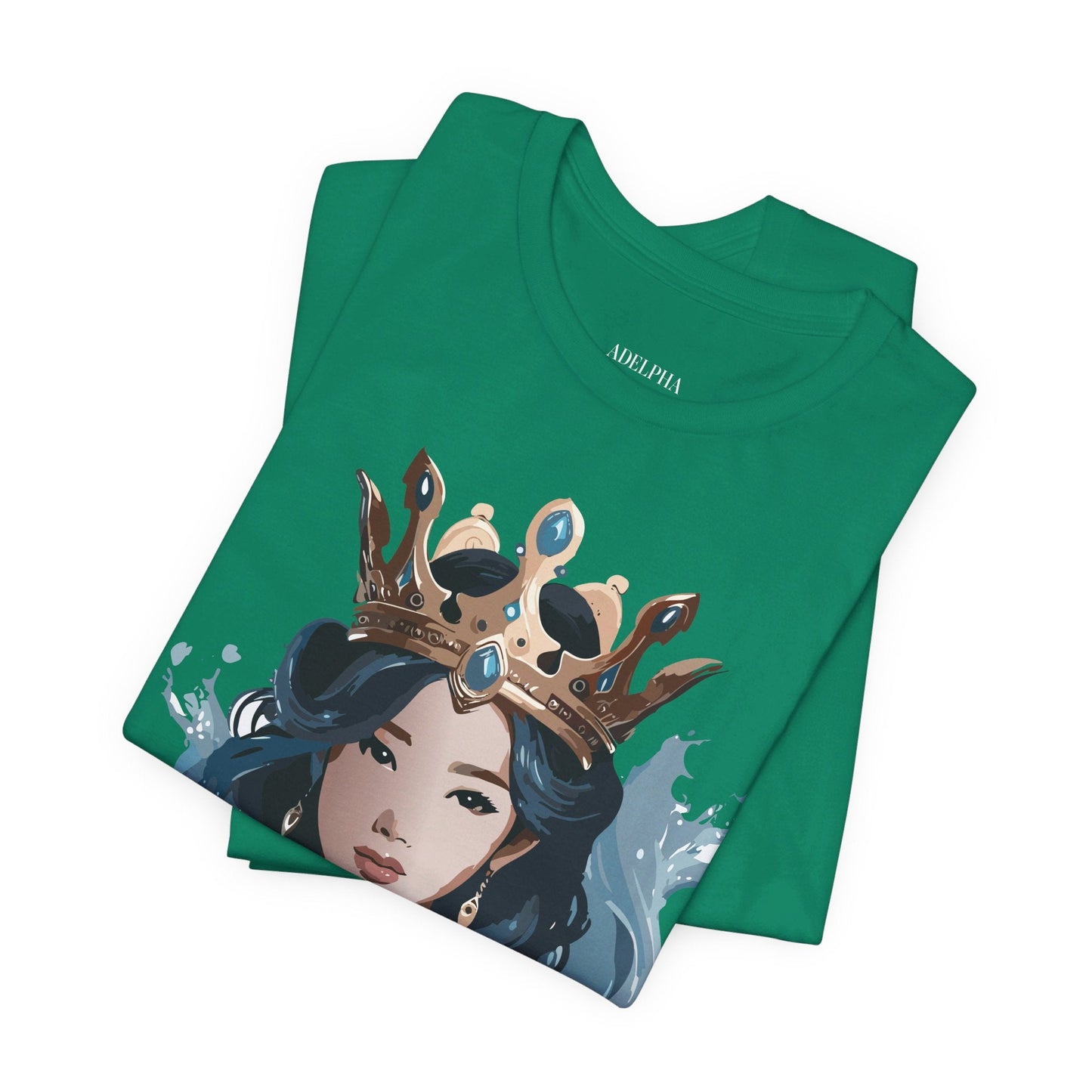 Queen Graphic Tee Unisex Vintage Inspired Art Design Shirt By Adelpha Jersey Short Sleeve