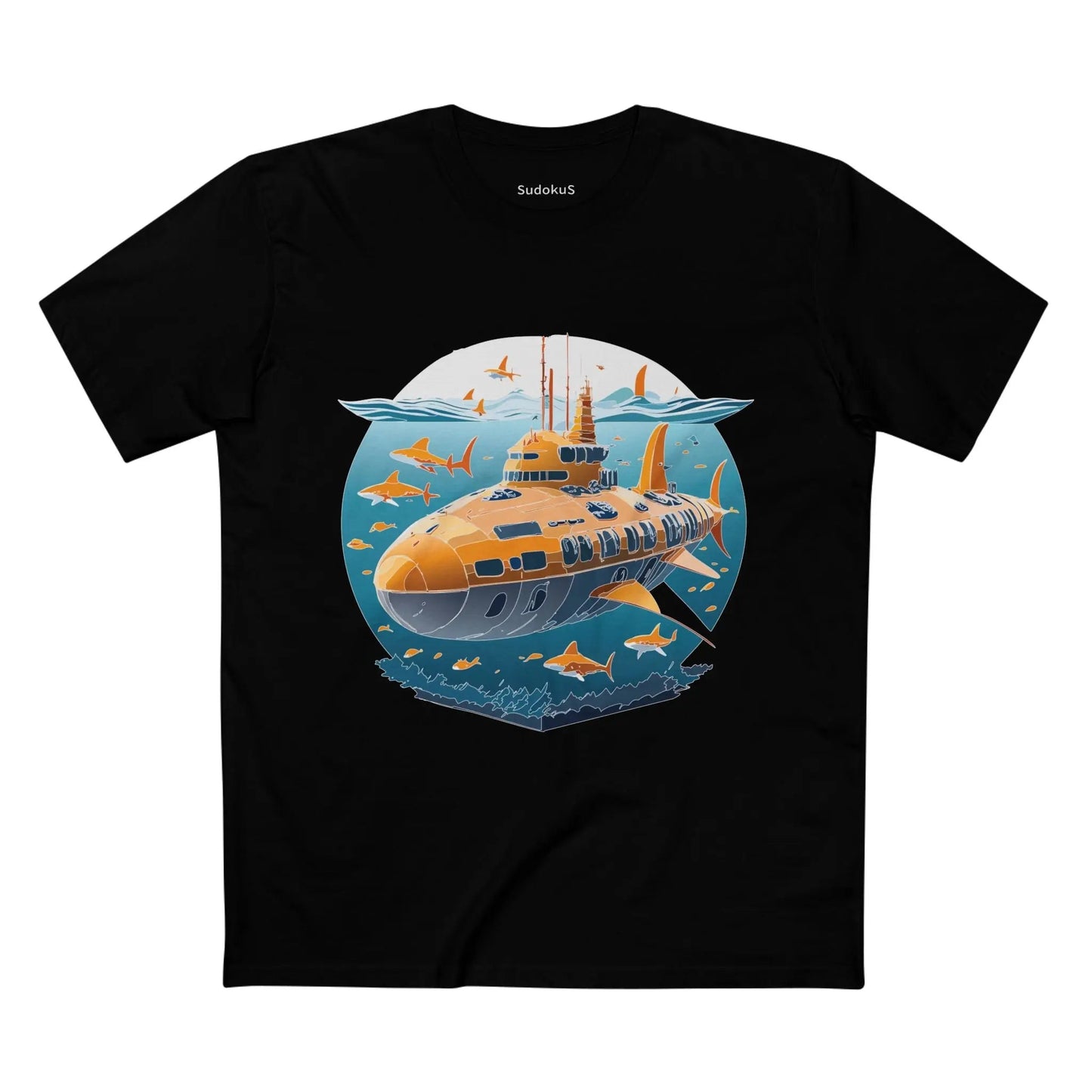 Ocean Coast Graphic Unisex 100 Cotton Staple Tee 19