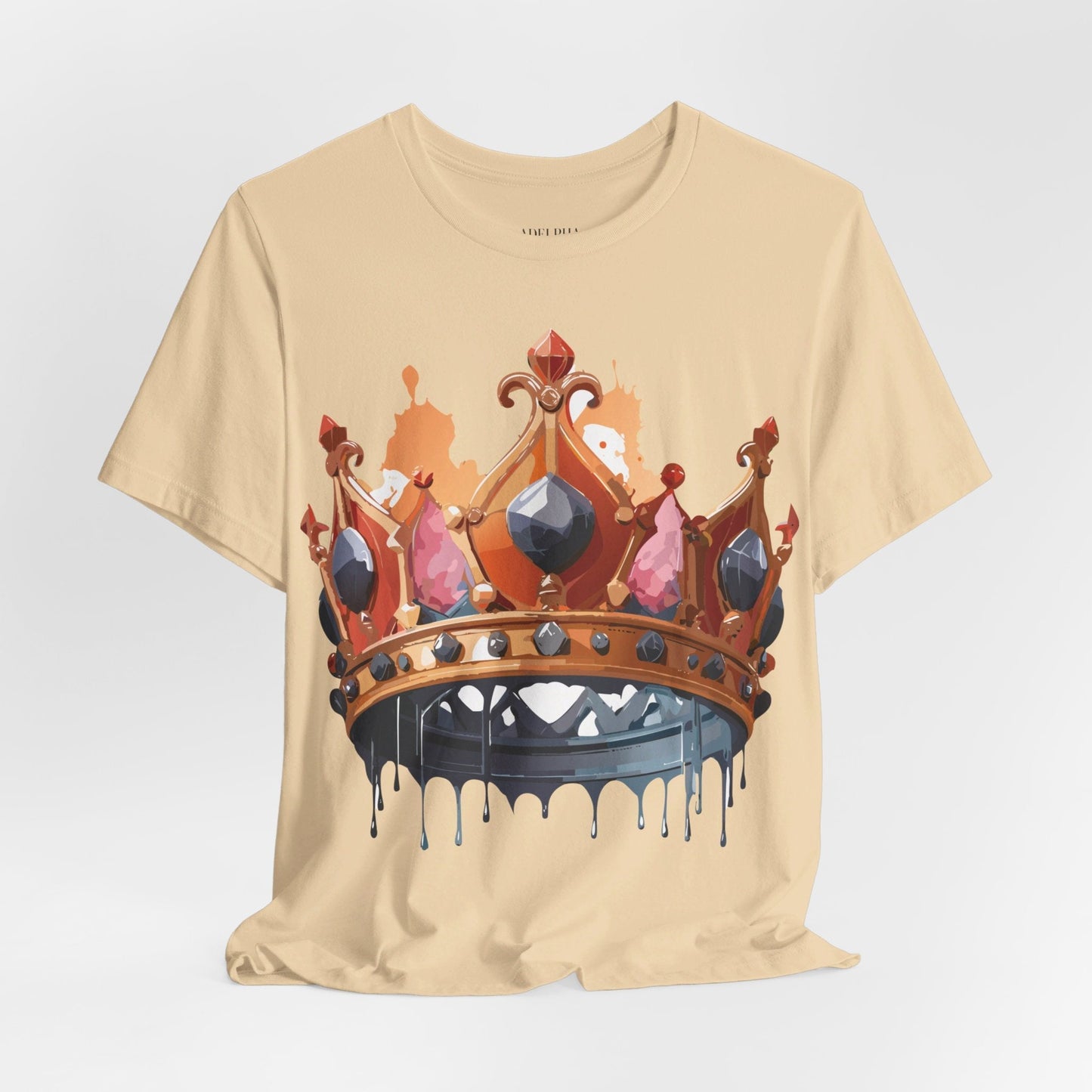 Crown Graphic Unisex 100 Cotton Vintage Artwork Tee 10