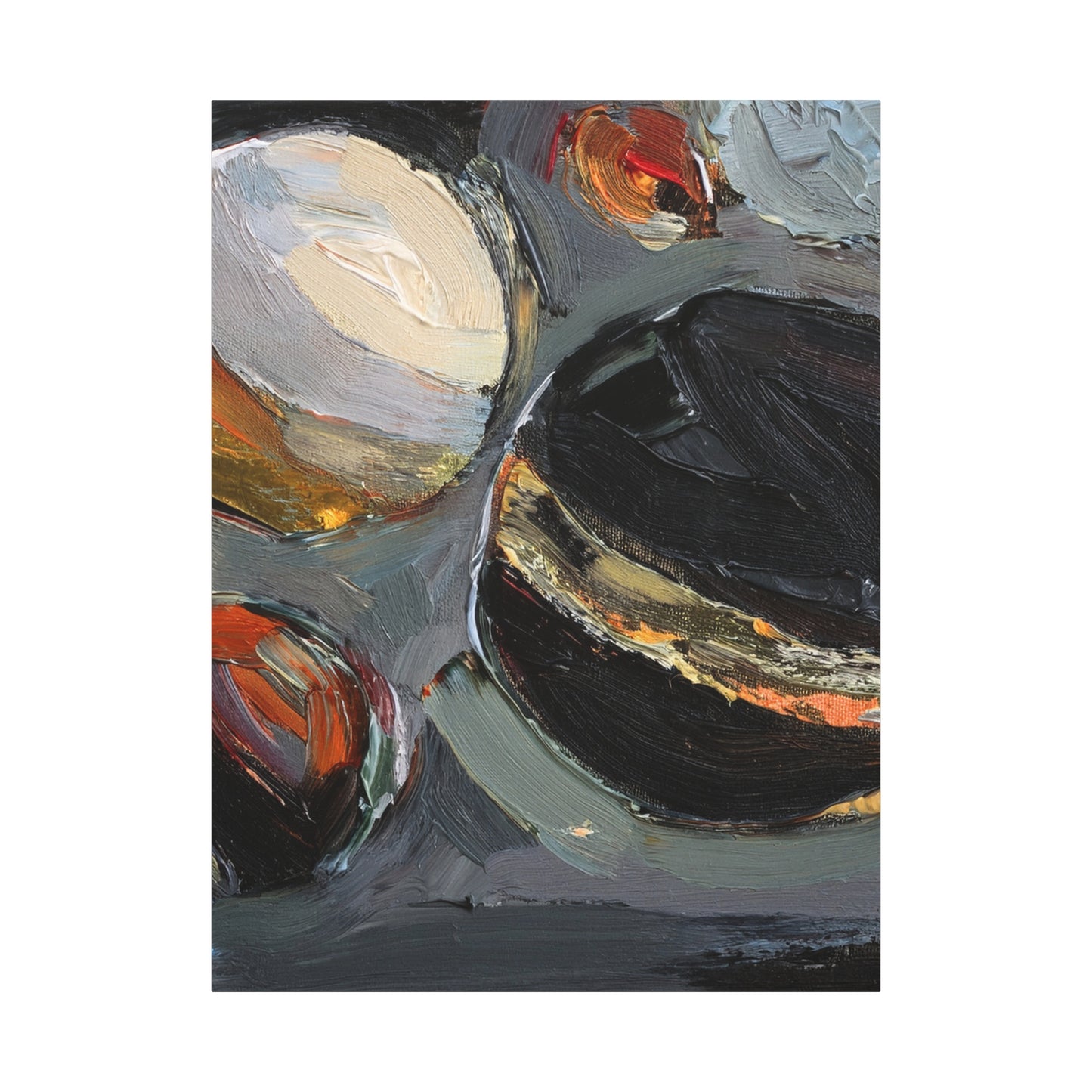 Abstract Oil Painting Print Canvas 20x24,20x30,24x30 24x32,24x36,30x40 32x48,36x48,40x60 Pine-Wood Inner Frame ABS-71