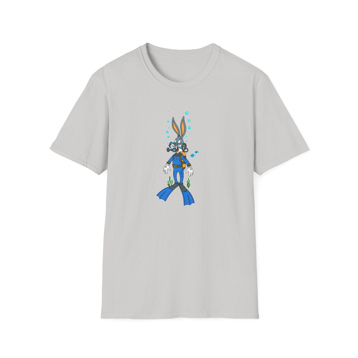 Bugs Bunny Animation Shirt Unisex T Shirt Cartoon Design Tee 100 Percent Cotton Gildan Softstyle