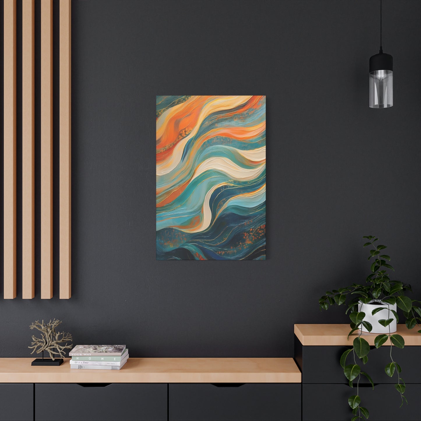Abstract Oil Painting Print Canvas 20x24,20x30,24x30 24x32,24x36,30x40 32x48,36x48,40x60 Pine-Wood Inner Frame ABS-98
