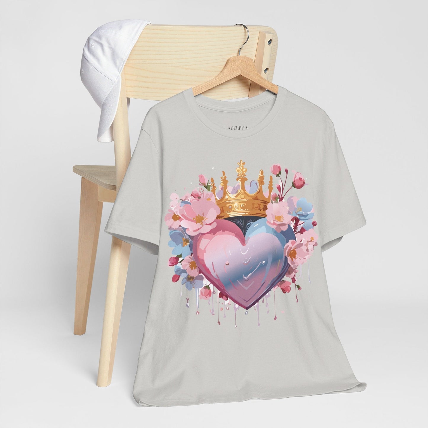 Valentine Graphic Tee Unisex Jersey Short Sleeve Adelpha Vintage Inspired Artwork