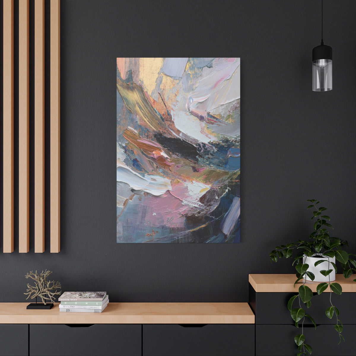 Abstract Oil Painting Print Canvas 20x24,20x30,24x30 24x32,24x36,30x40 32x48,36x48,40x60 Pine-Wood Inner Frame ABS-86