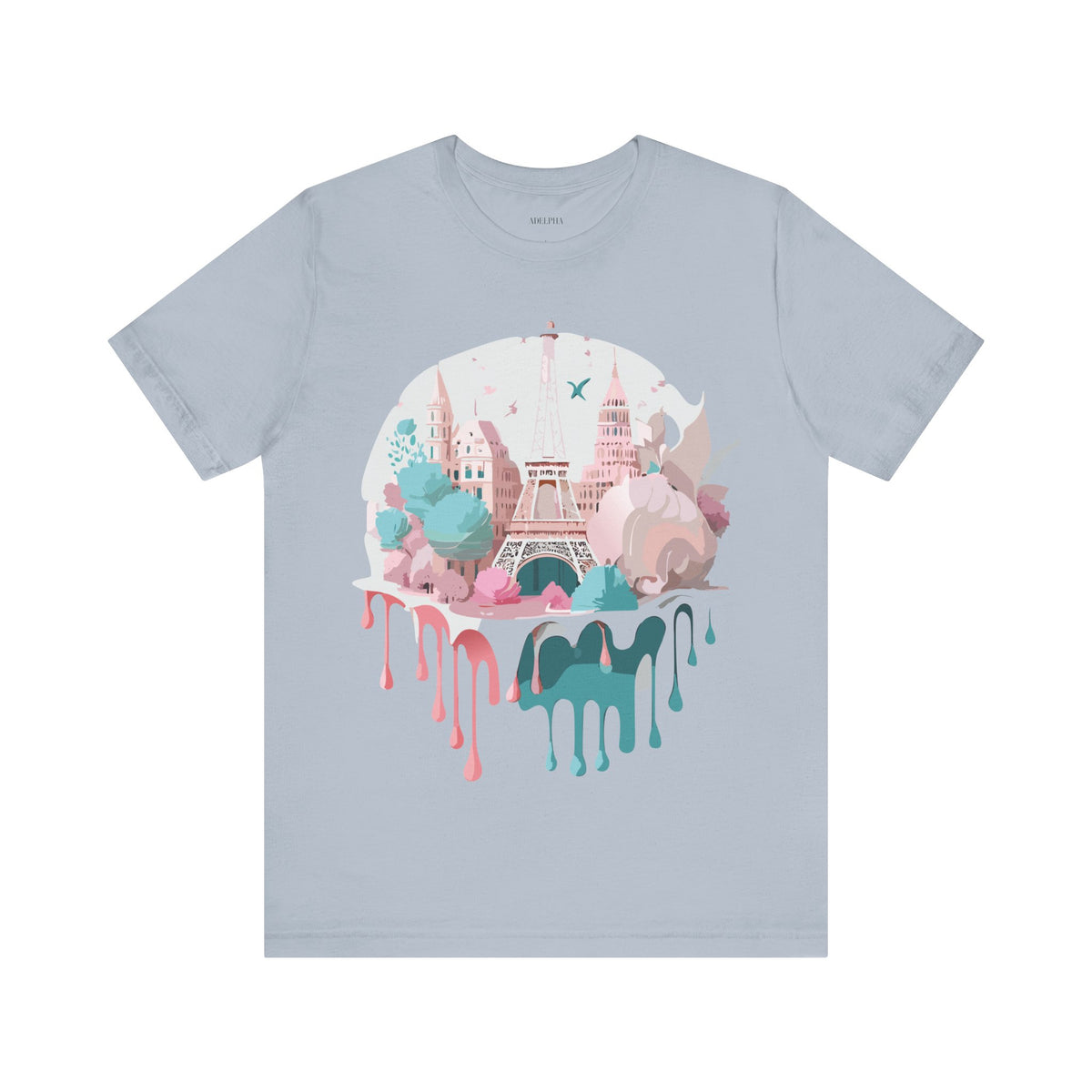 Unisex Cotton Bella+Canvas Tee with Paris