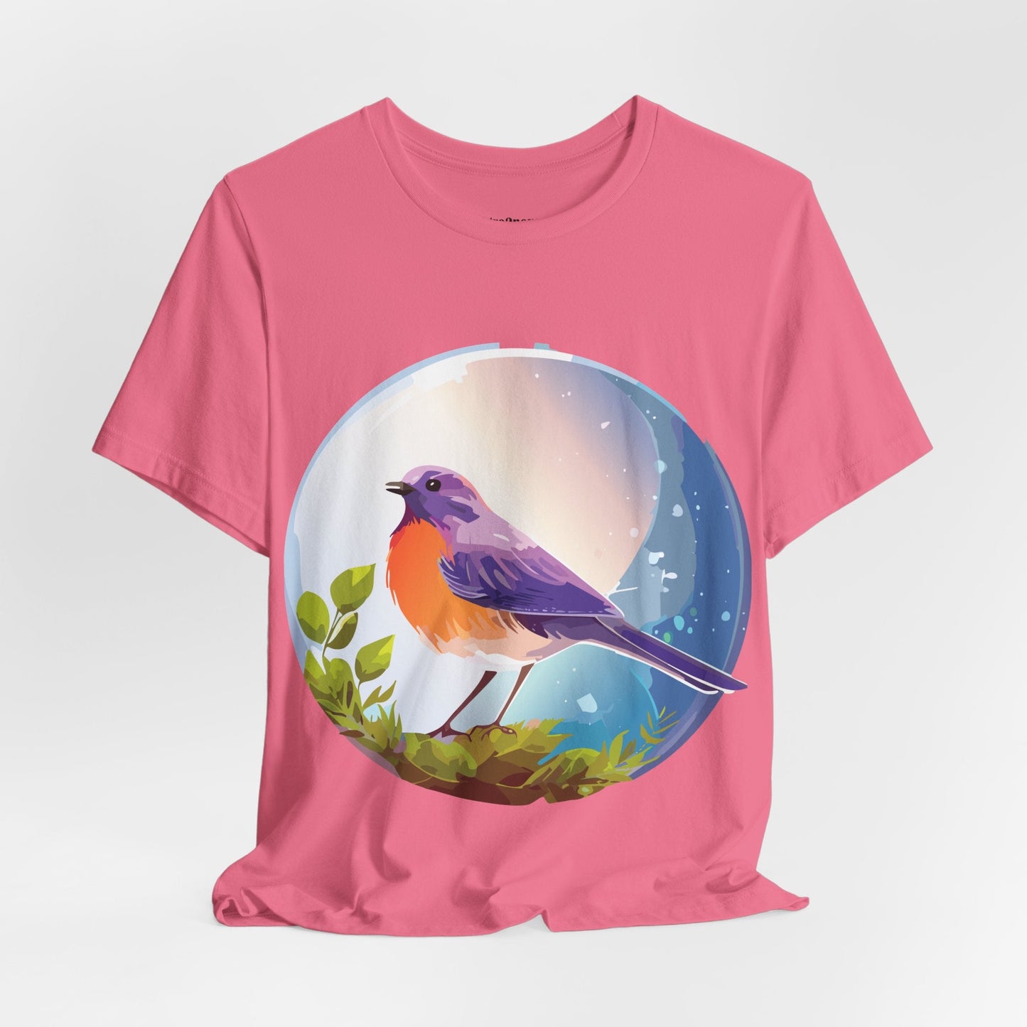 Unisex Animals And Bird Shirt Graphic Cotton T Shirt With Original Retro2Nova Art Premium Short Sleeve Tee