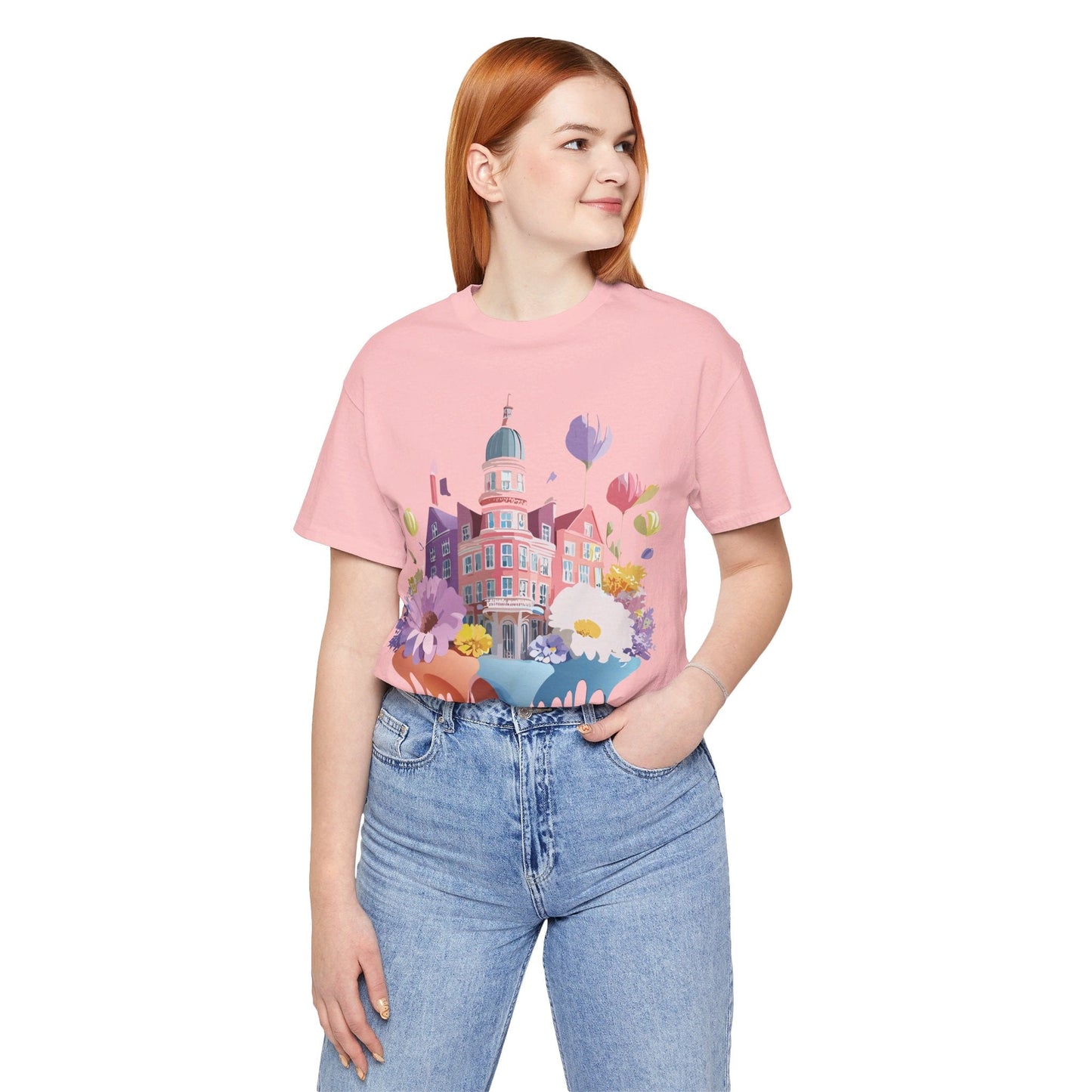 Unisex Graphic T Shirt With Adelpha Artwork Vintage Amsterdam Design Short Sleeve