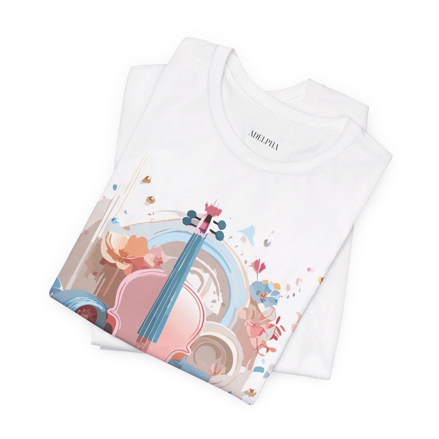 Music Graphic Tee Unisex Jersey Short Sleeve By Adelpha Vintage Inspired Artwork