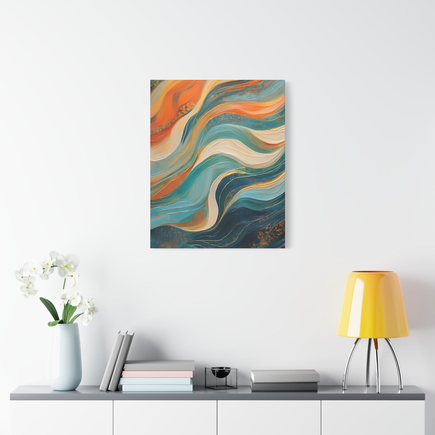 Abstract Oil Painting Print Canvas 20x24,20x30,24x30 24x32,24x36,30x40 32x48,36x48,40x60 Pine-Wood Inner Frame ABS-98