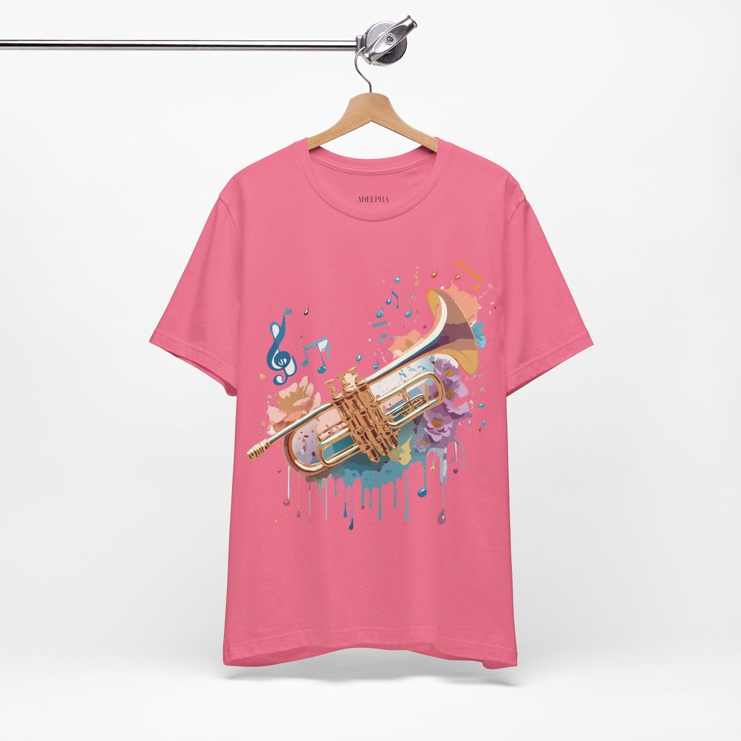 Music Graphic T Shirt Unisex Vintage Inspired Art Tee Adelpha Short Sleeve Design