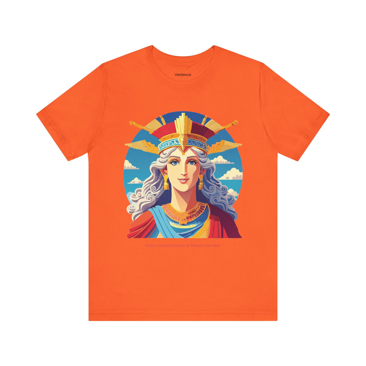Goddess Graphic Unisex Cotton Bella+Canvas Tee with Athena