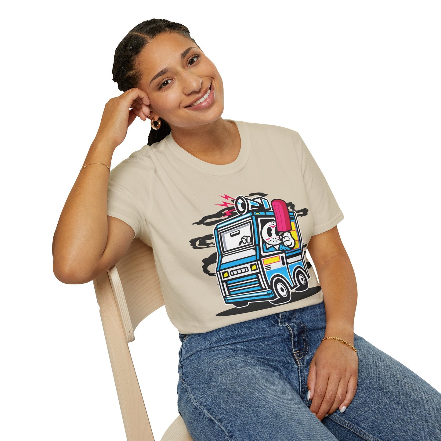 Cartoon T Shirt Animation Tee Funny Unisex Softstyle Gildan 64000 100 Percent Ring Spun Cotton