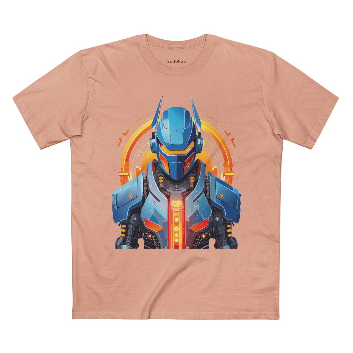 Cyborg Robot Graphic Unisex 100 Cotton Staple Tee 9