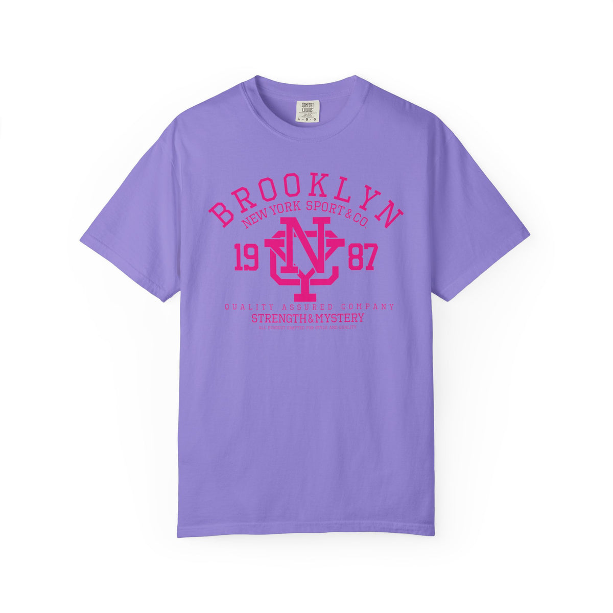 Brooklyn 1987 Athletic Logo Unisex Comfort Colors Garment-Dyed Heavyweight 100 Cotton Art Design T-Shirt w11