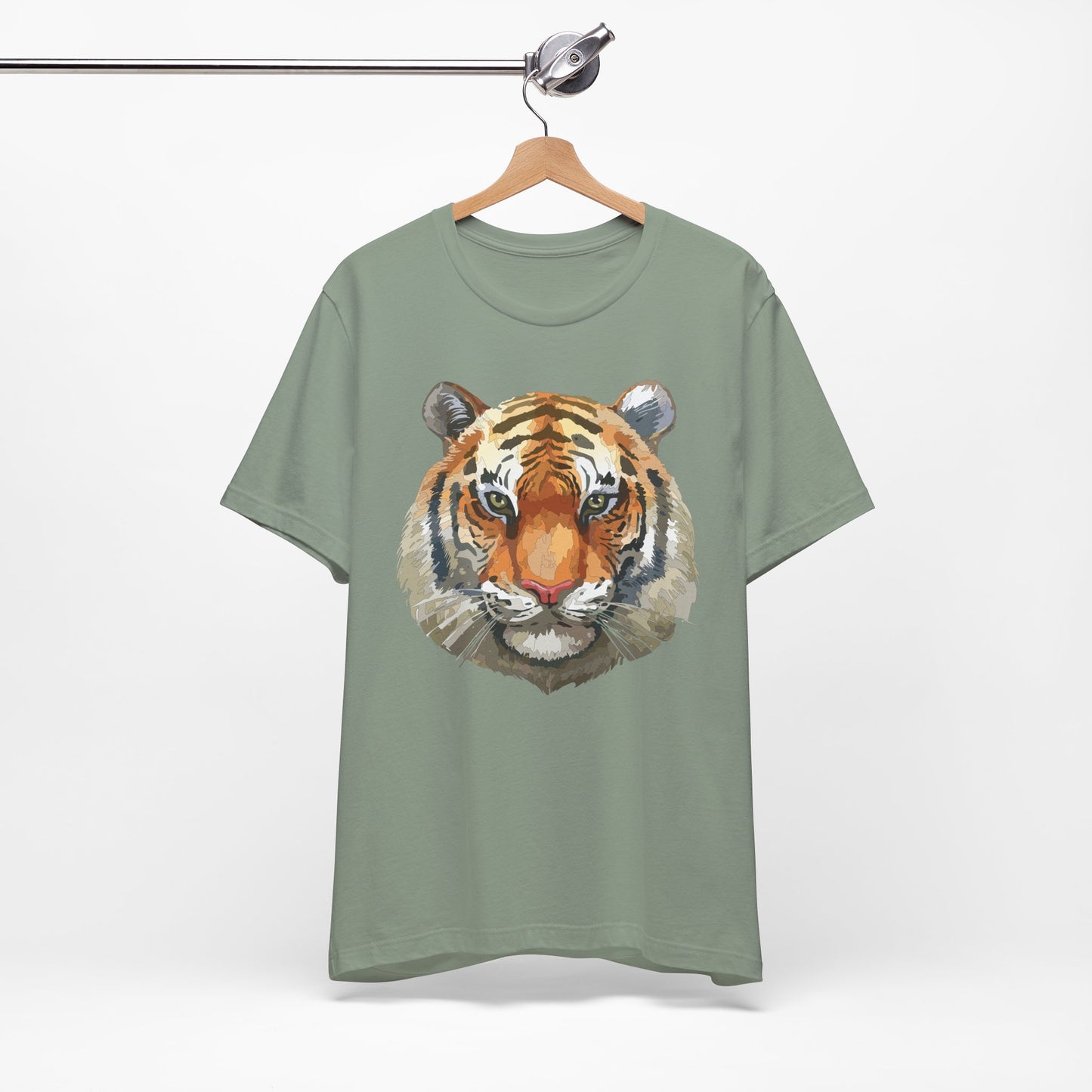 Unisex Tiger Tee, Animal Shirt, Tee Shirt with Tiger, Safari T-Shirt, Animal Tees, Big Cat Shirt, Safari T-Shirt 4