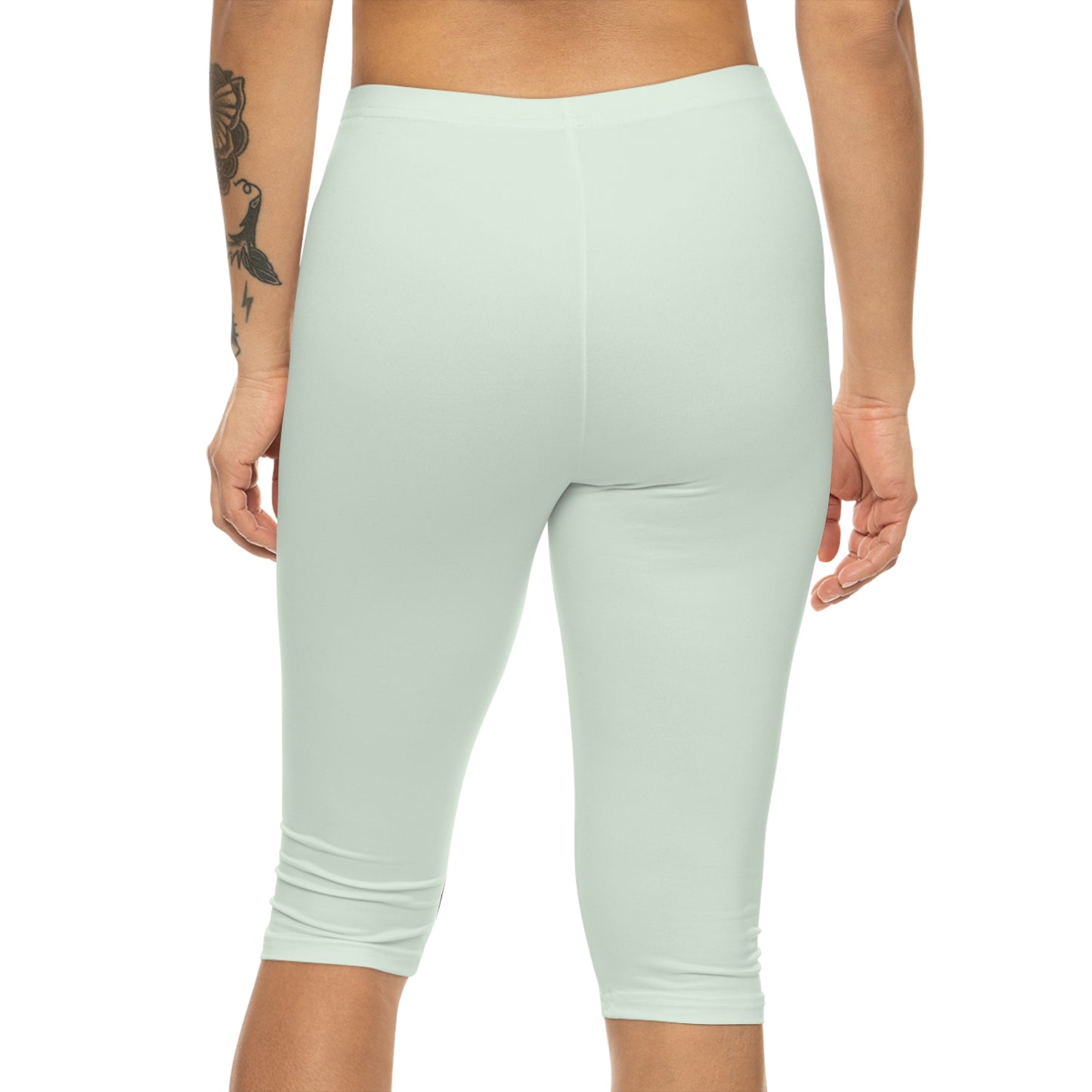 Honeydew Color Women's Brushed Suede Poly Span Casual Capri Leggings XS-2XL