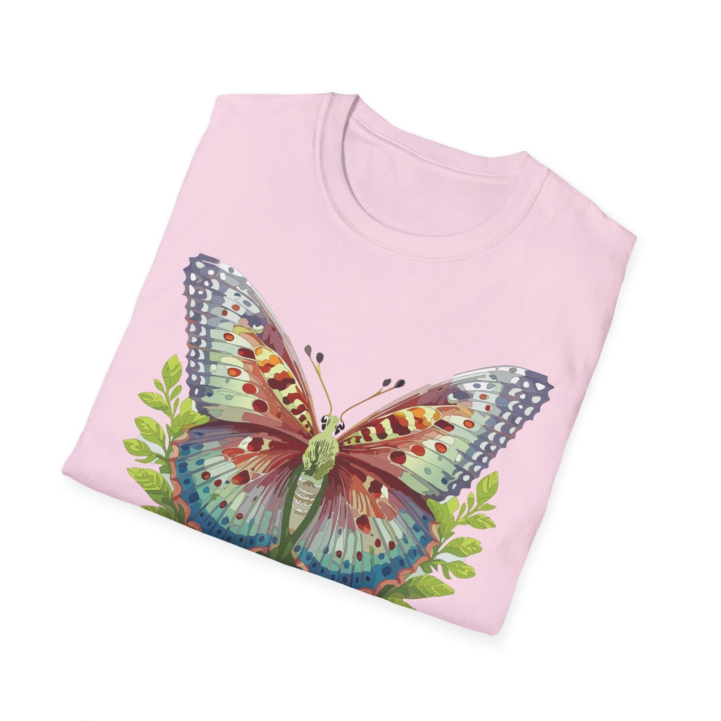 Butterfly Shirt Unisex T Shirt Gildan Softstyle 64000 Breathable Ring Spun Cotton Monarch Tee