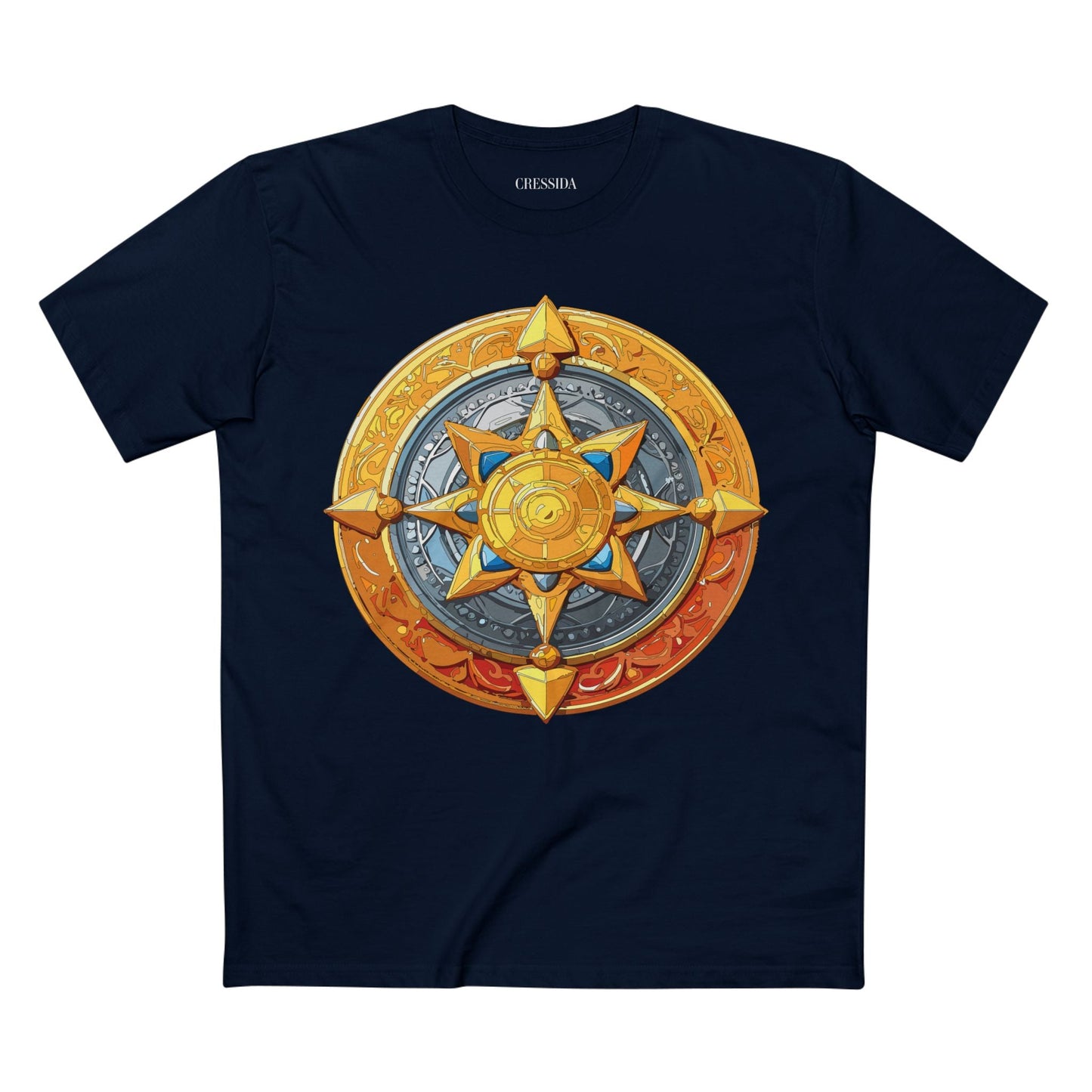 Antique Gold Coin Graphic Design T-Shirt Unisex 100 Cotton With Golden Print Artwork Tee 3