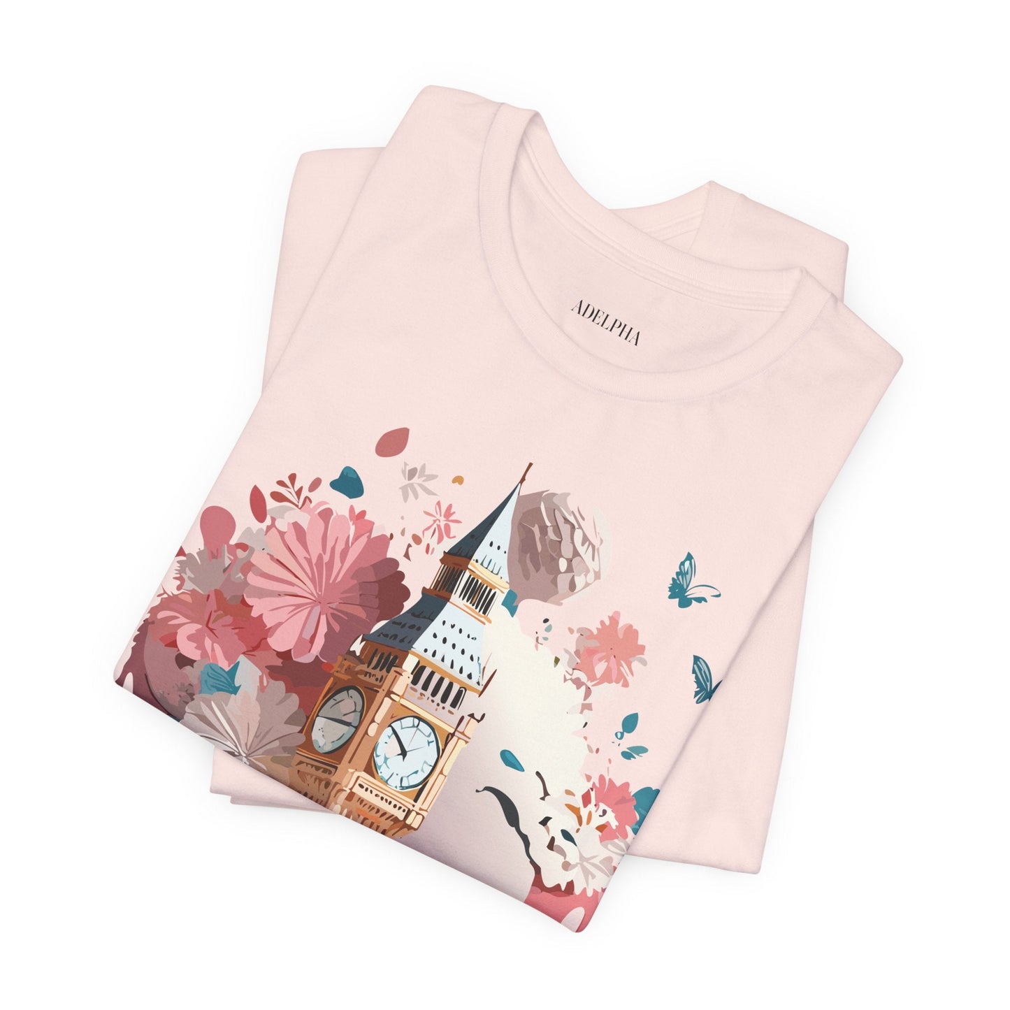 London Tourist Shirt Graphic Tee Unisex Vintage Inspired Artwork By Adelpha Original Collection