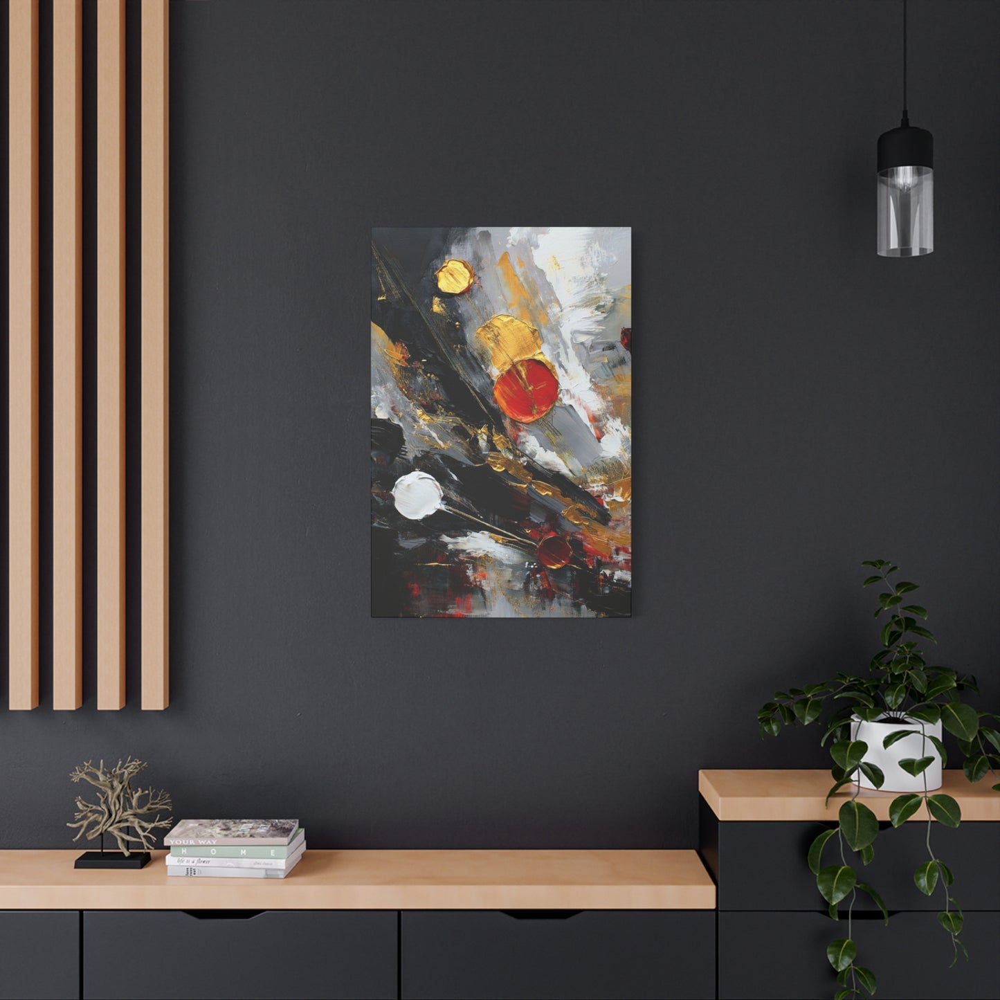 Abstract Oil Painting Print Canvas 20x24,20x30,24x30 24x32,24x36,30x40 32x48,36x48,40x60 Pine-Wood Inner Frame ABS-67
