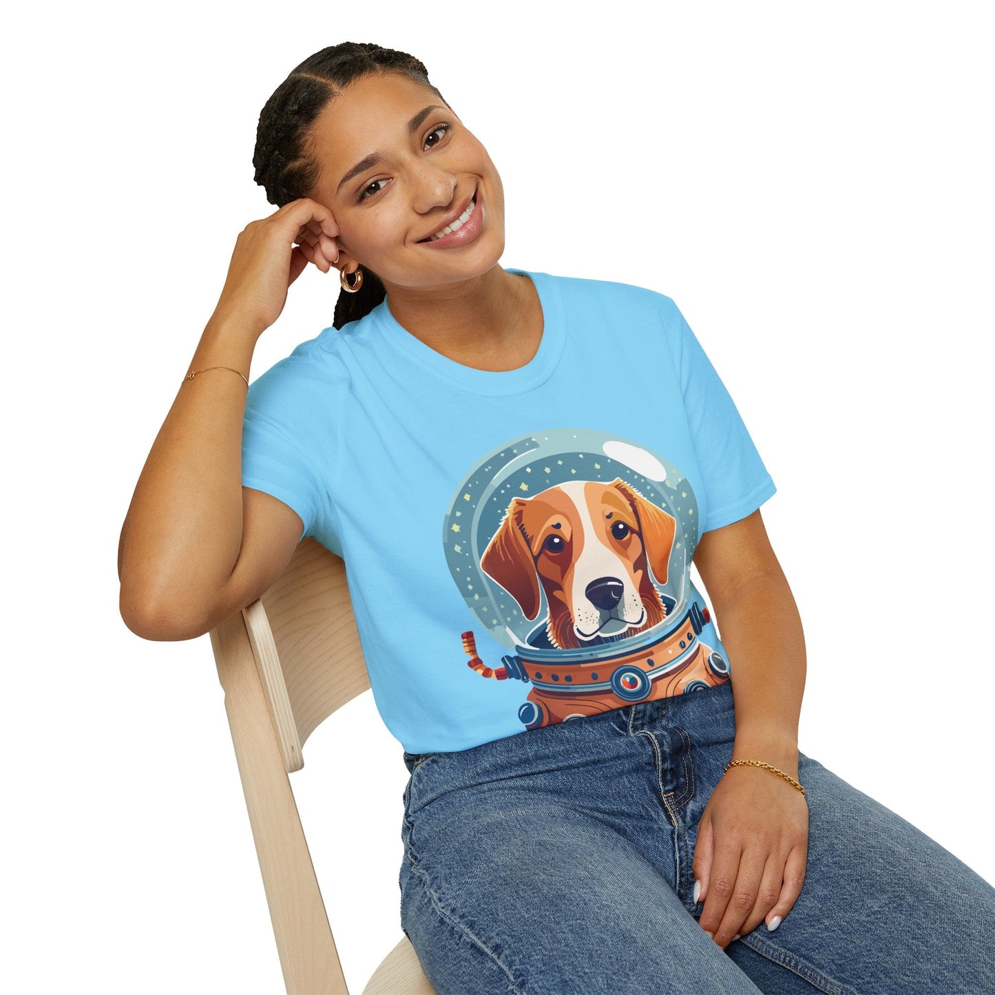 Dog Shirt Unisex Animal Tee Soft Cotton Premium Softstyle Ring Spun Gildan 64000