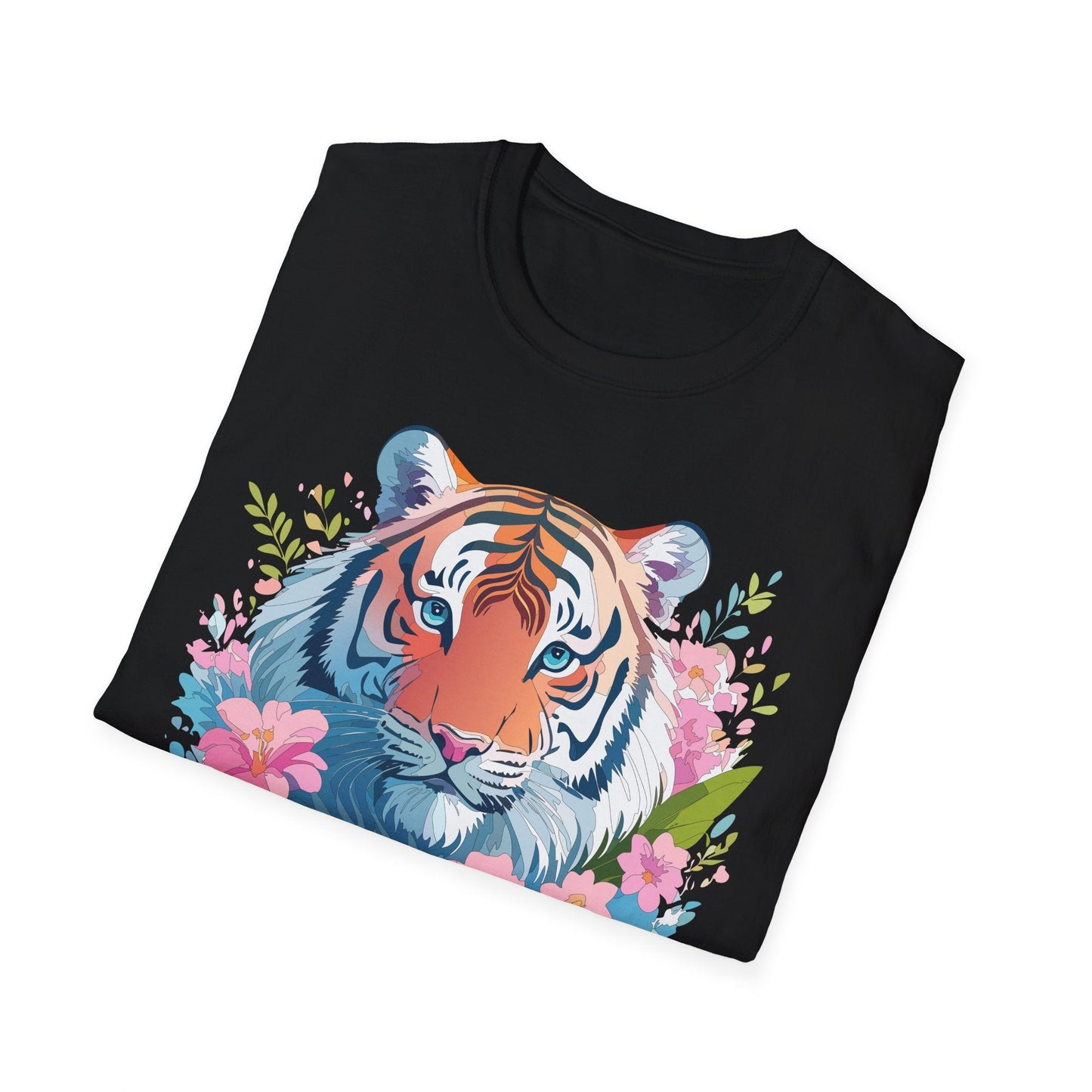 Unisex Tiger Shirt Gildan Softstyle 64000 Cotton Tee Everyday Comfort