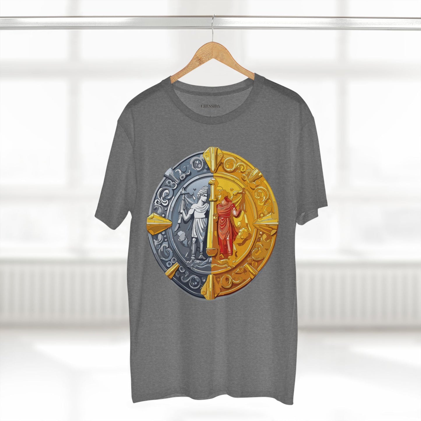 Antique Gold Coin Graphic Design T-Shirt Unisex 100 Cotton With Golden Print Artwork Tee 17