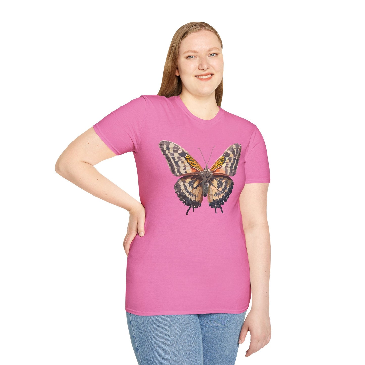 Butterfly Shirt Unisex Tee Monarch Butterfly Tee Softstyle Gildan 64000 Classic Fit
