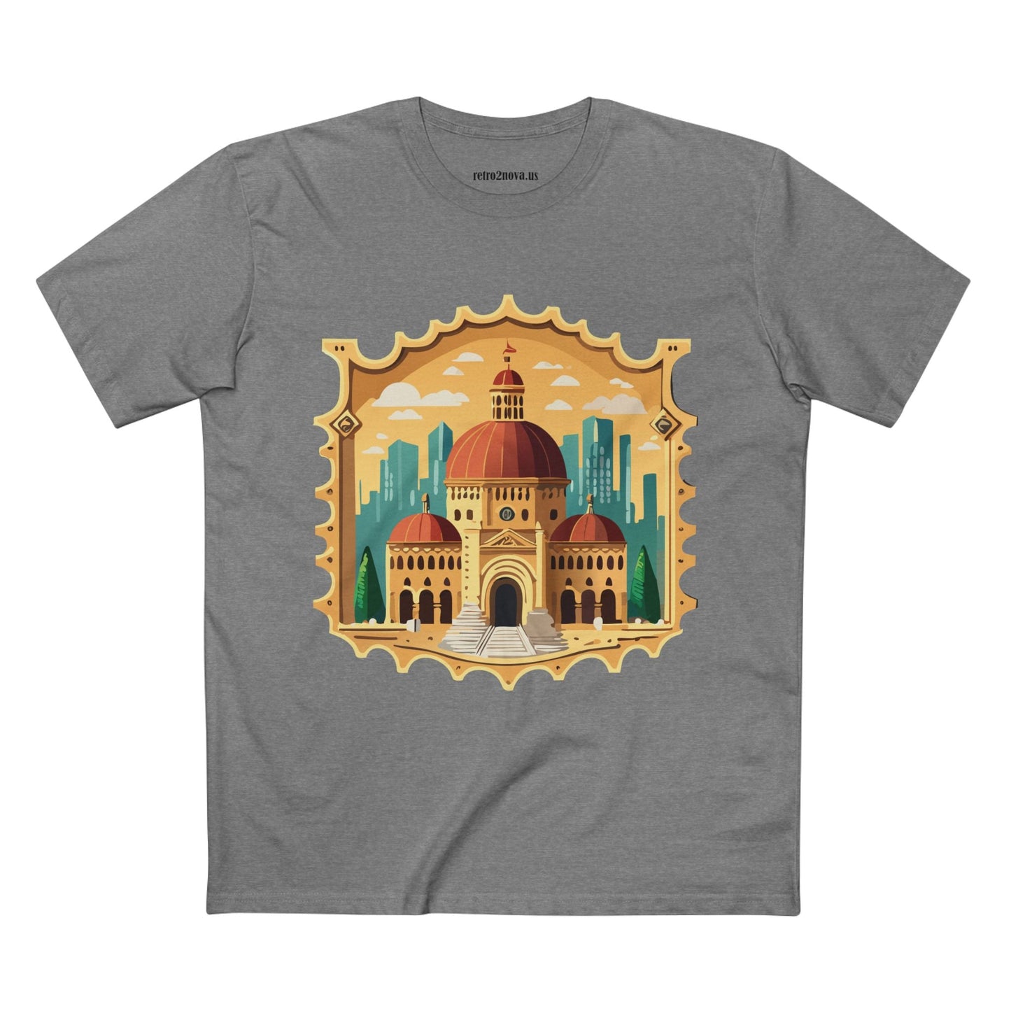 Stamp Shirt Postage Stamp Tee Unisex Premium Cotton With Original Art Design From Retro2Nova