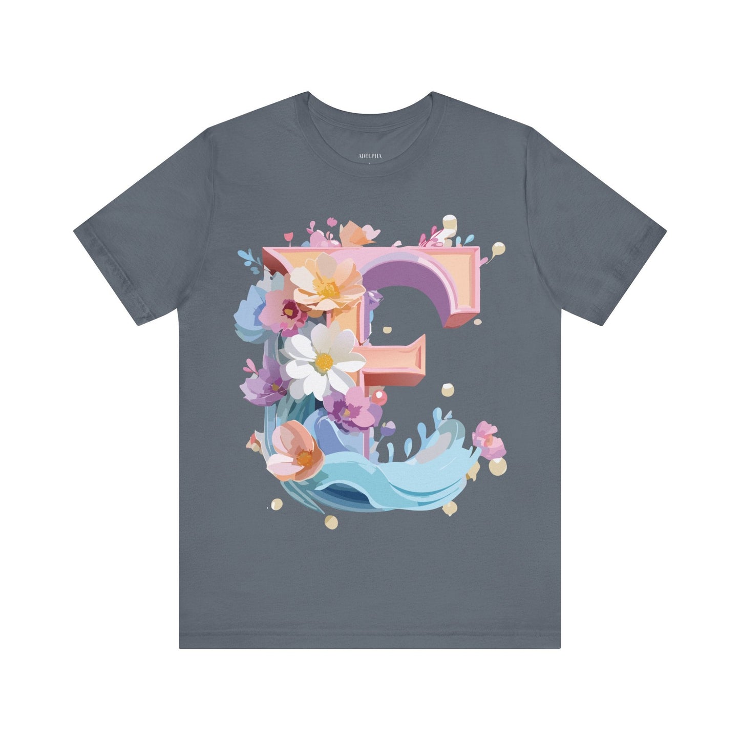 Unisex Letter E Graphic T Shirt By Adelpha Vintage Inspired Artwork Tee For Everyday Wear