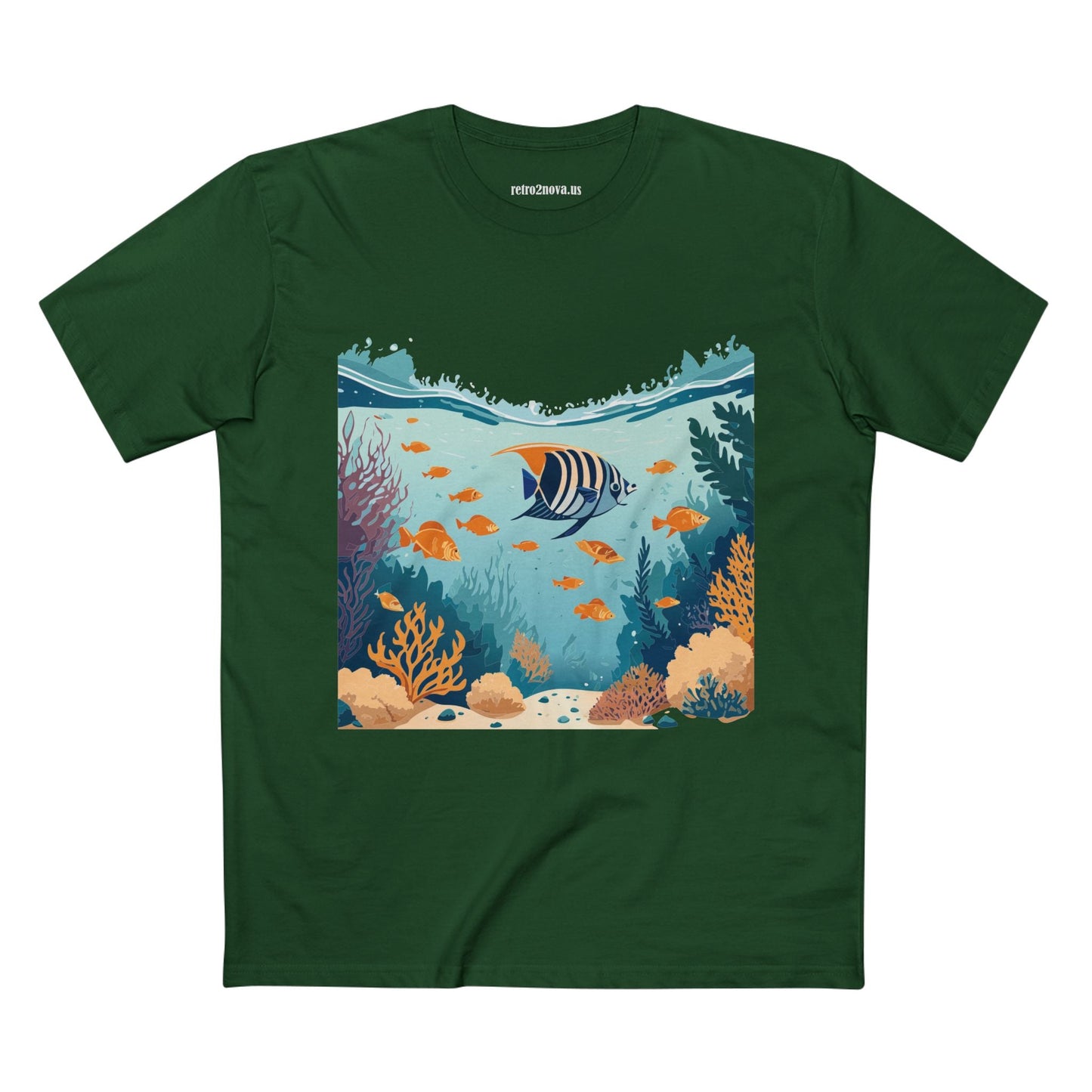 Ocean Pacific Unisex Premium Cotton Art Tee OP 7 Original Design Retro2Nova Collection