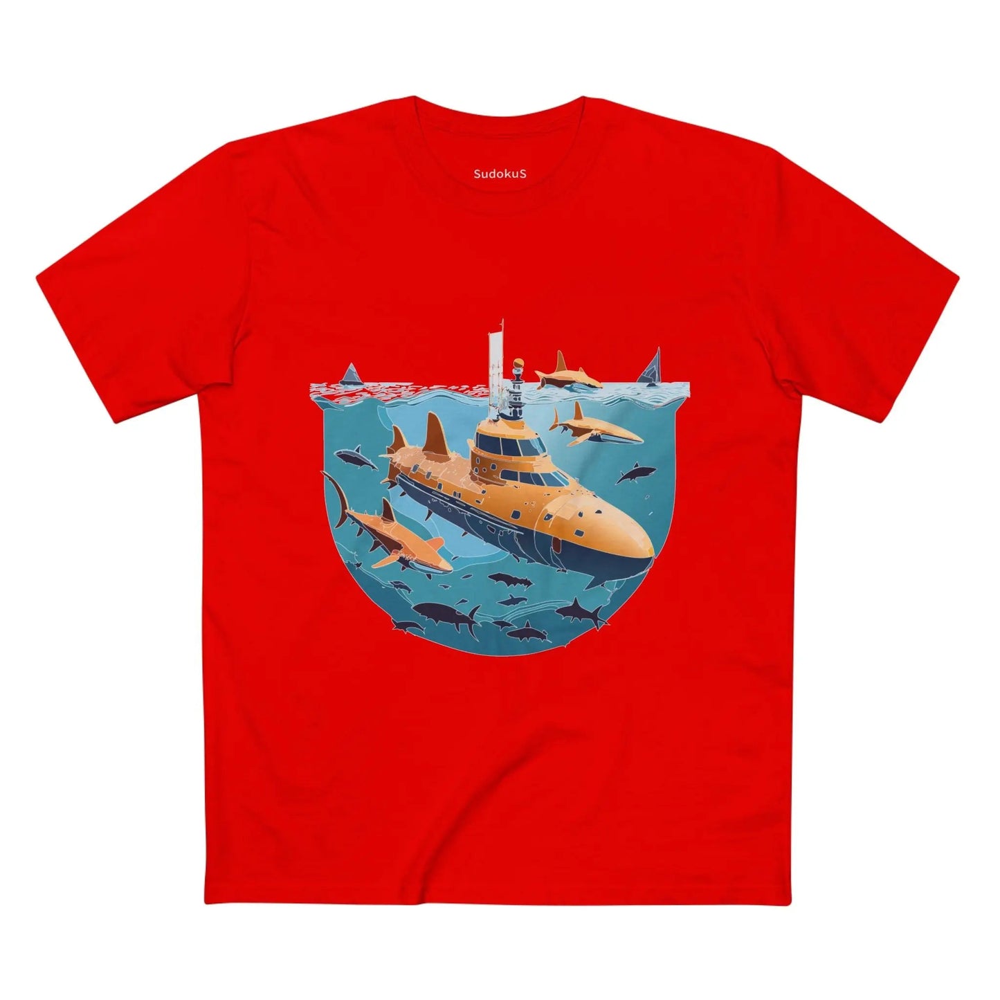 Ocean Coast Graphic Unisex 100 Cotton Staple Tee 18