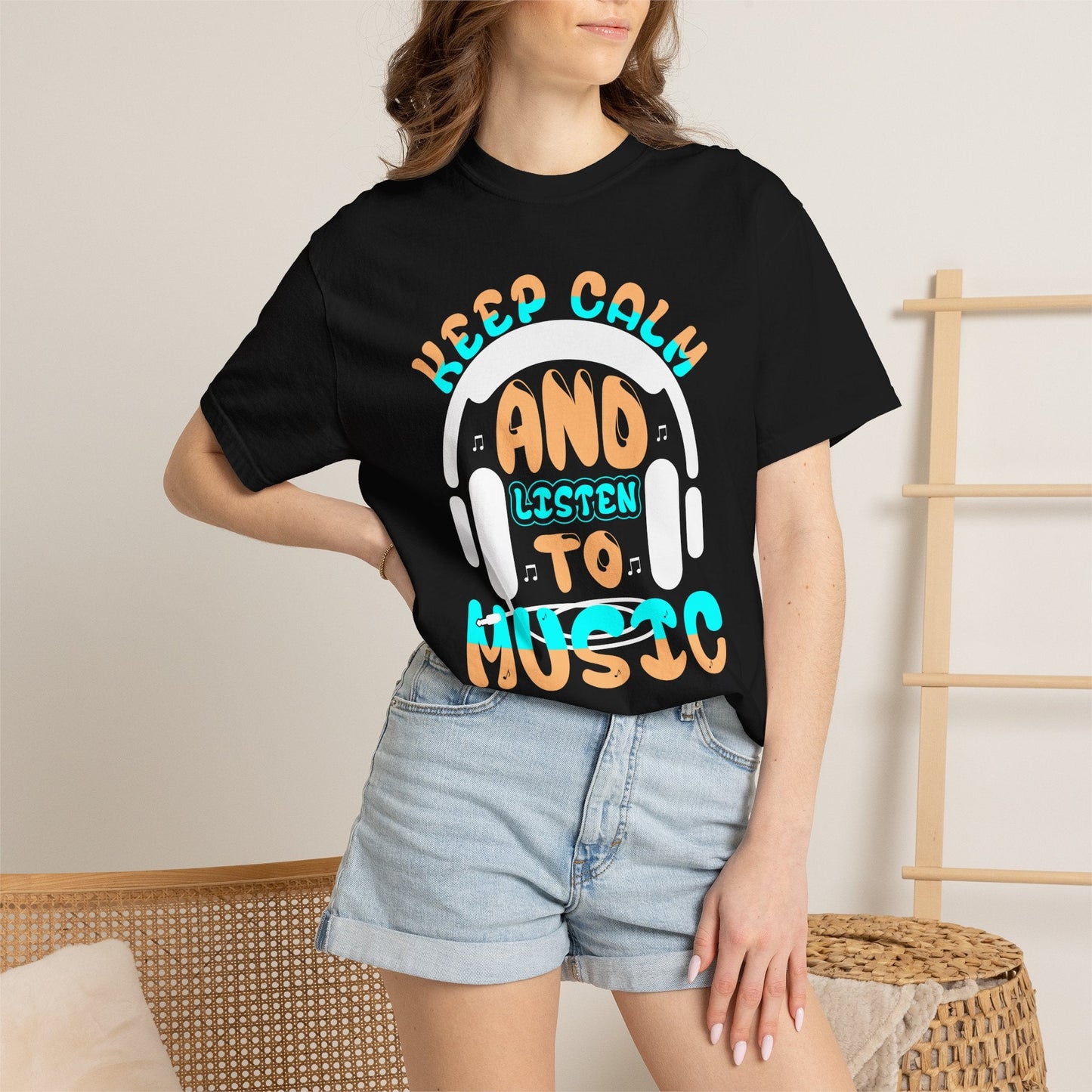 Music Graphic Design Unisex Cotton T-shirt 055
