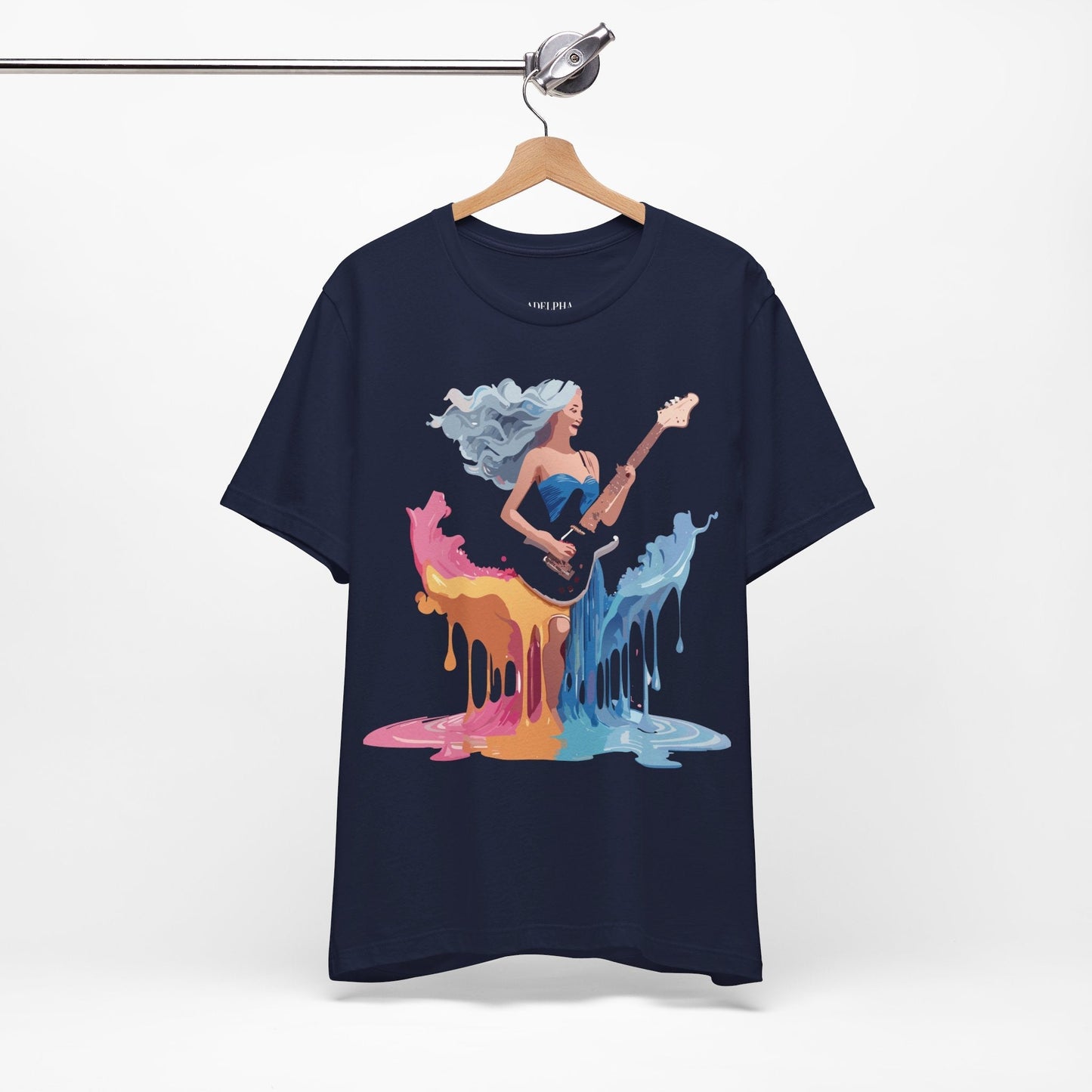 Adelpha Music T Shirt Graphic Tee Unisex Short Sleeve Vintage Inspired Artwork Casual Wear