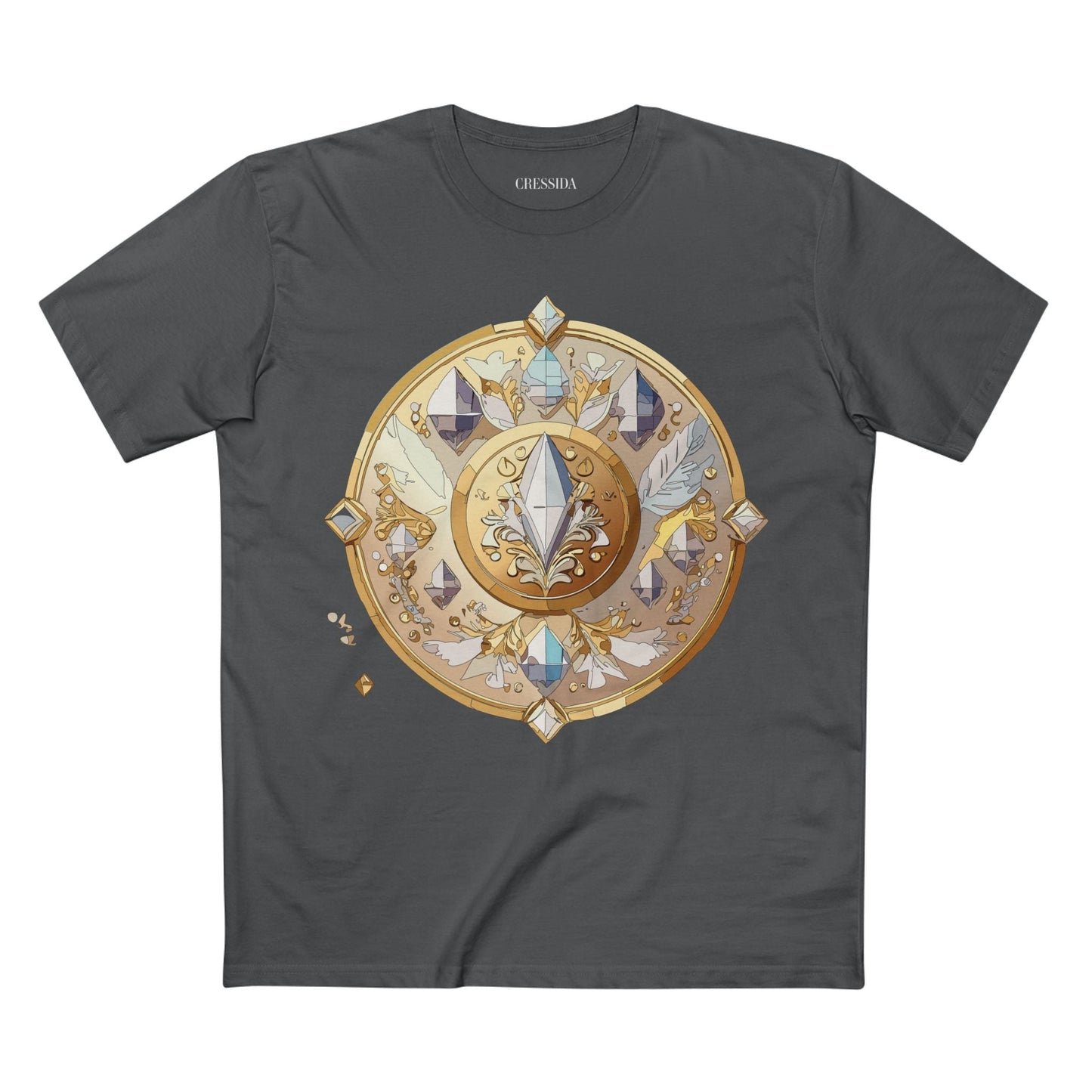 Medallion Graphic T-Shirt Unisex 100 Cotton With Gold Art Design Medal Tee 24